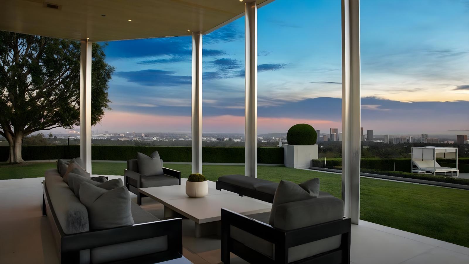 Luxury waterfront villa marketed to high-net-worth buyers