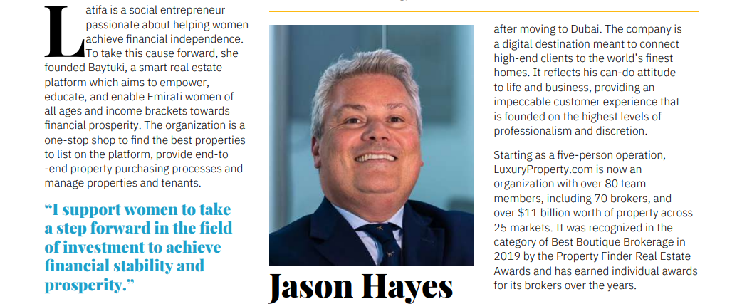 Inspiring Real Estate Leaders in UAE