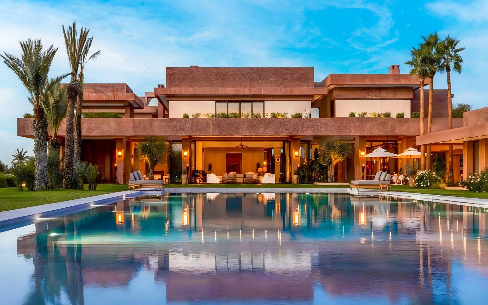 luxury villas Marrakech with pool