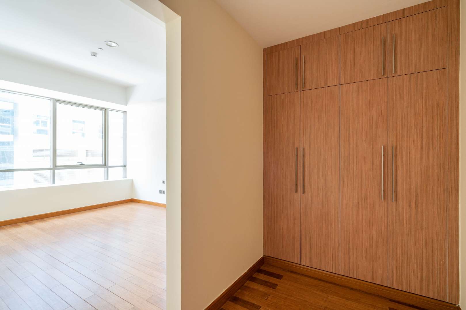 Spacious kitchen and living area in 1-bedroom apartment, Al Murad Tower, Al Barsha