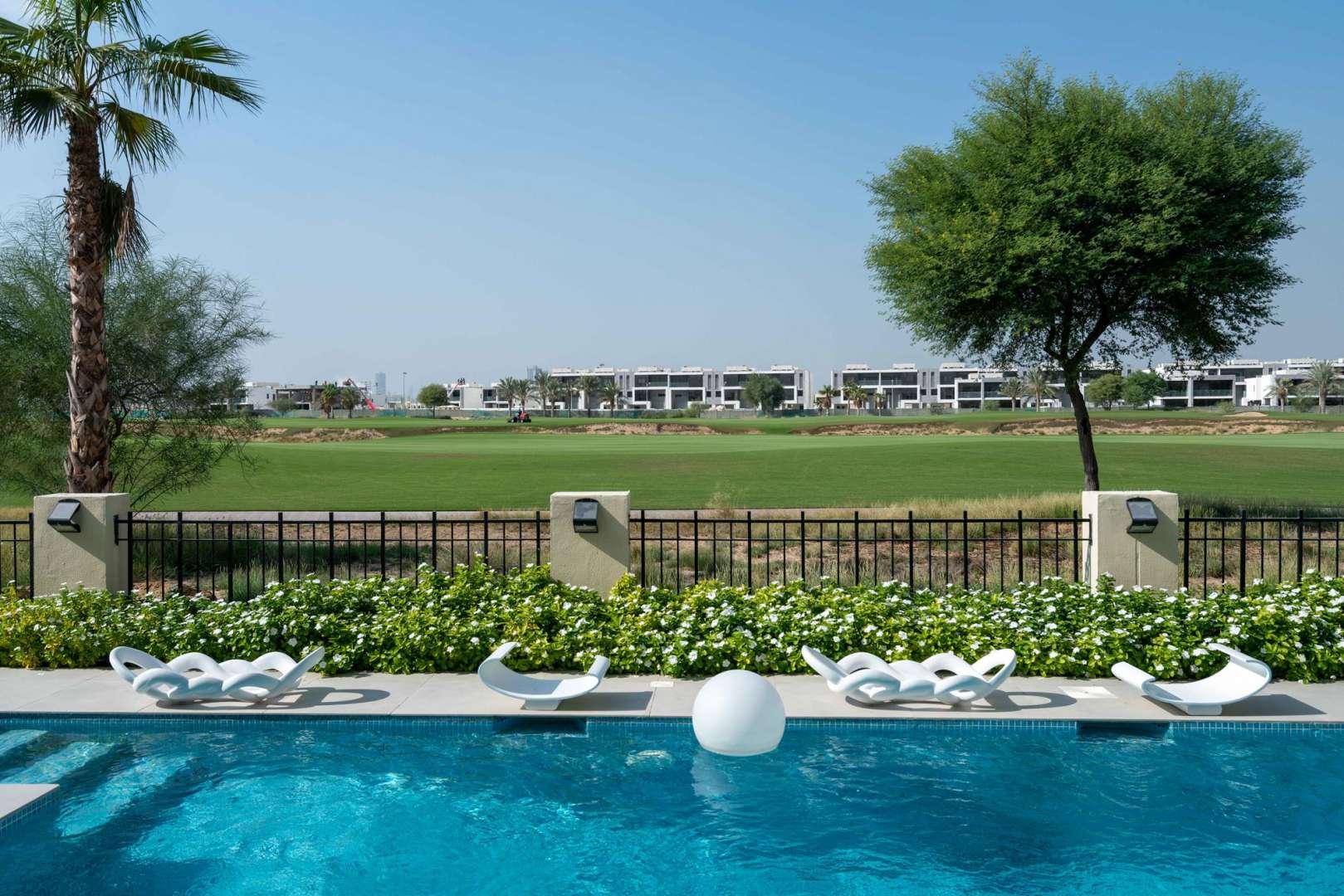 Exclusive golf course view from residential land plots at The Range, Damac Hills