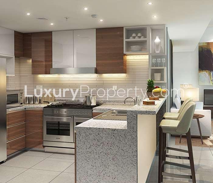 Modern bedroom in luxury apartment, Park Gate Residences, Za'abeel Park, spacious with large windows