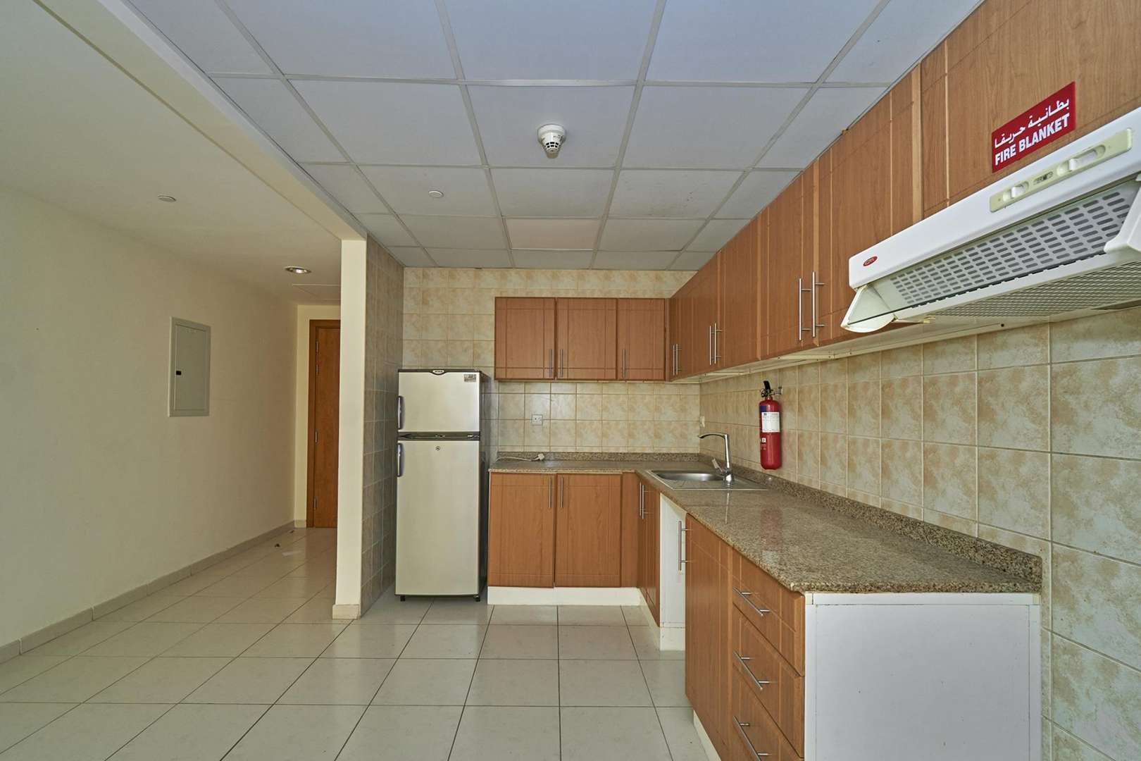 Covered parking area at Emirates Garden apartment in Jumeirah Village Circle, Dubai
