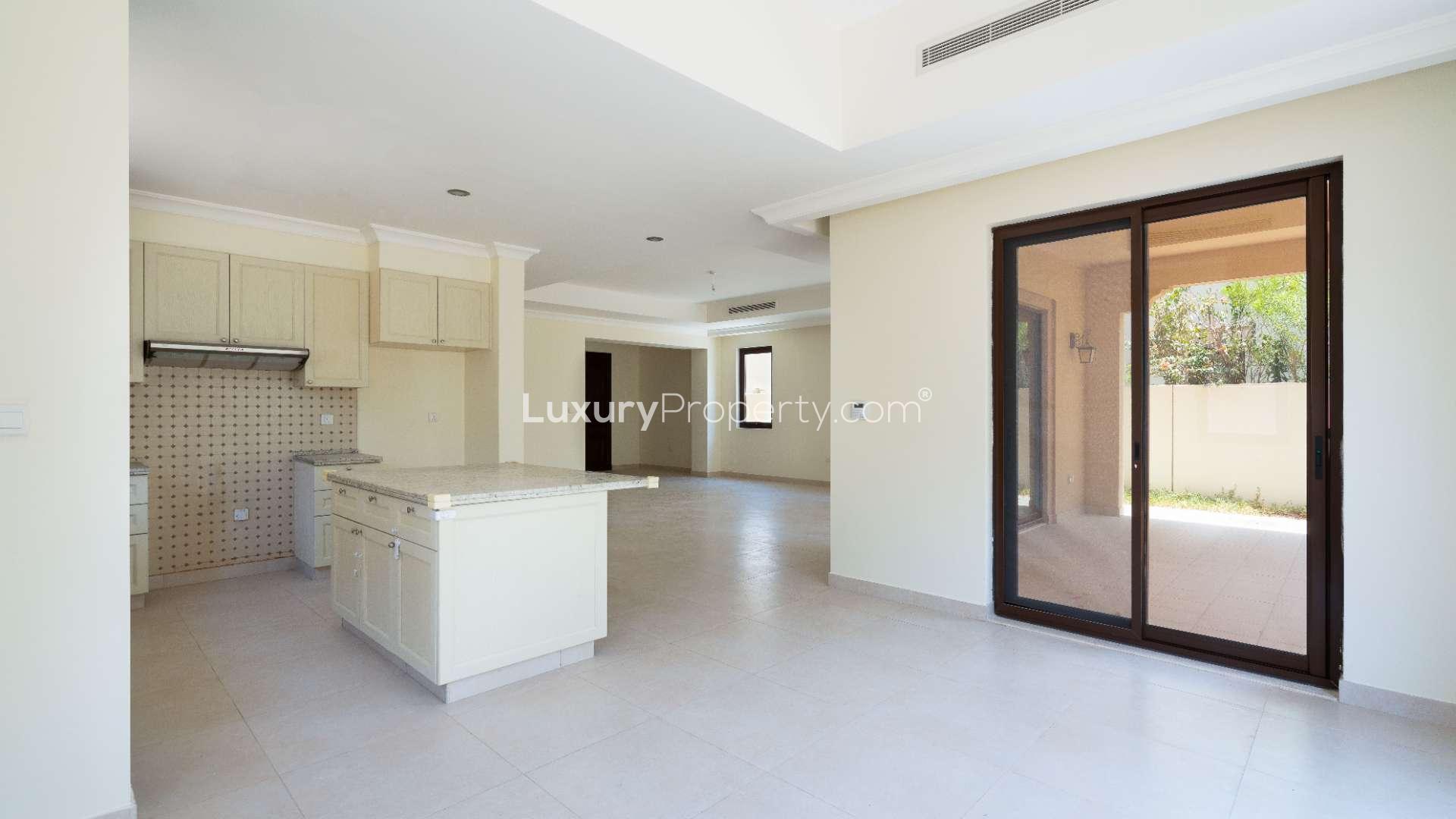 Bright living area with open layout in Arabian Ranches 2 Palma villa for rent