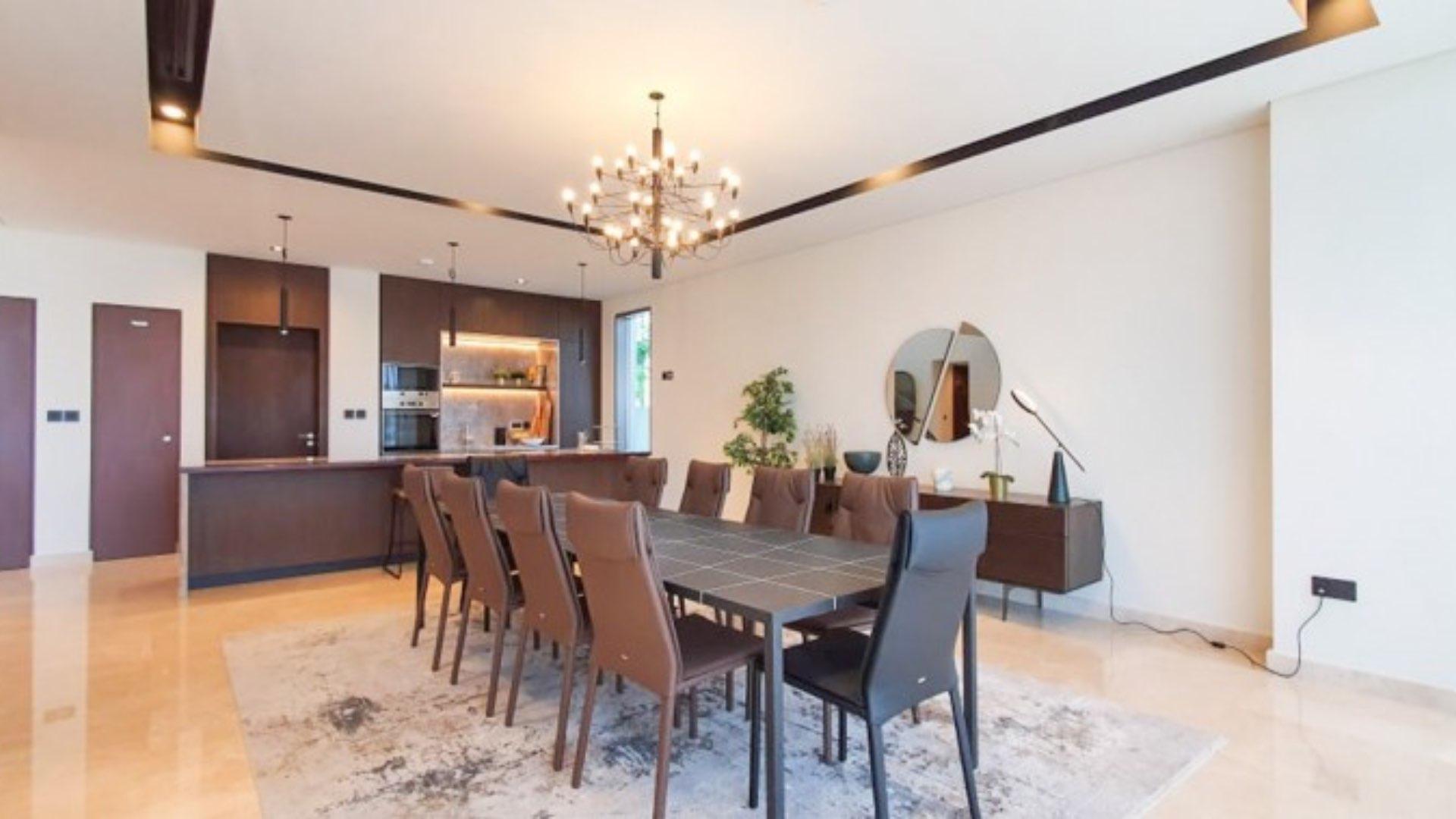 Luxurious living room in 6-bedroom villa, Dubai Hills Estate, Golf Place, modern decor