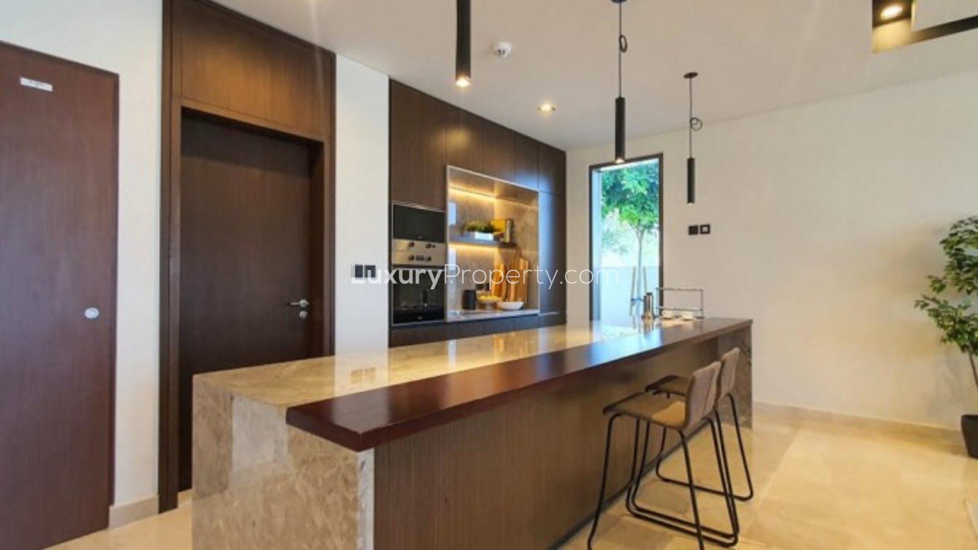 Elegant dining area in 6-bedroom villa, Dubai Hills Estate, Golf Place