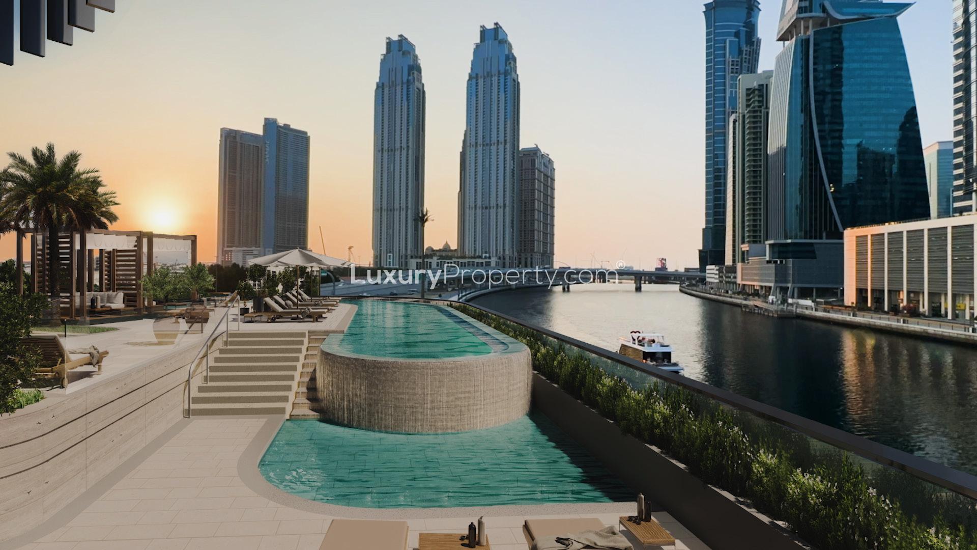 N/A,Stunning studio apartment on Dubai Canal, One River Point, Business Bay for sale