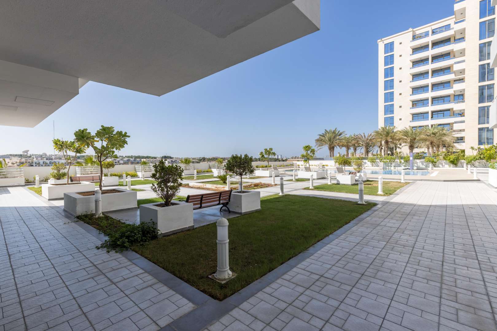 Commercial building with pool for sale in Al Furjan, Dubai on 5th Avenue