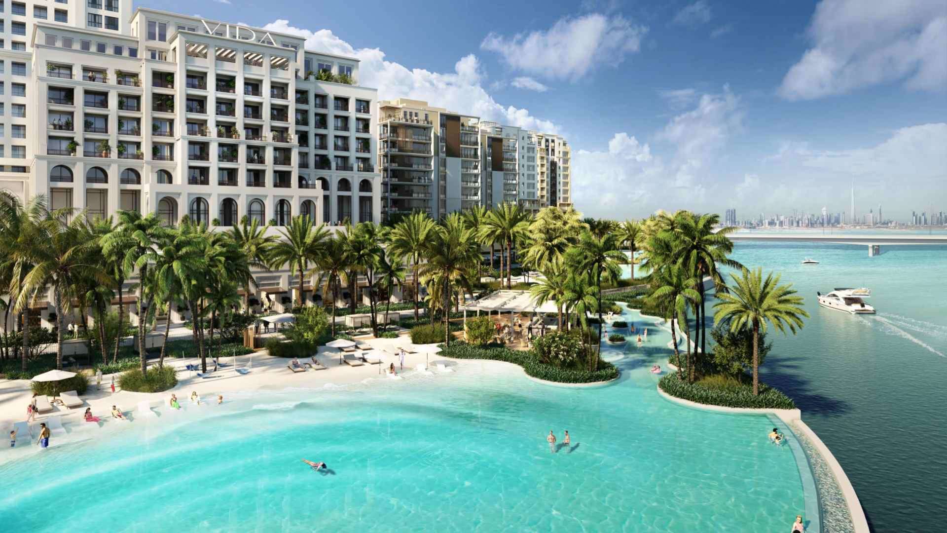 Apartments and beach view at Rosewater, Creek Beach, Dubai Creek Harbour, for sale