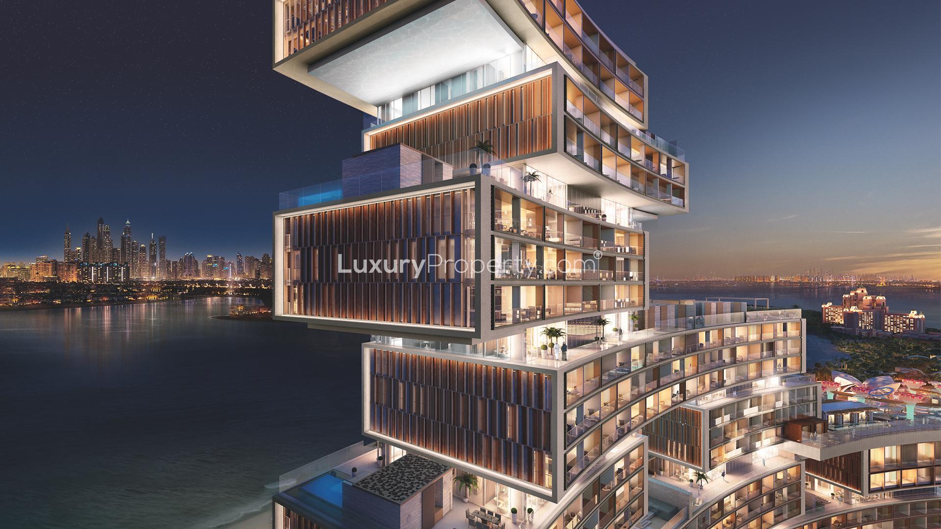Luxurious Palm Jumeirah apartment with terrace, stunning city views at Atlantis The Royal Residences