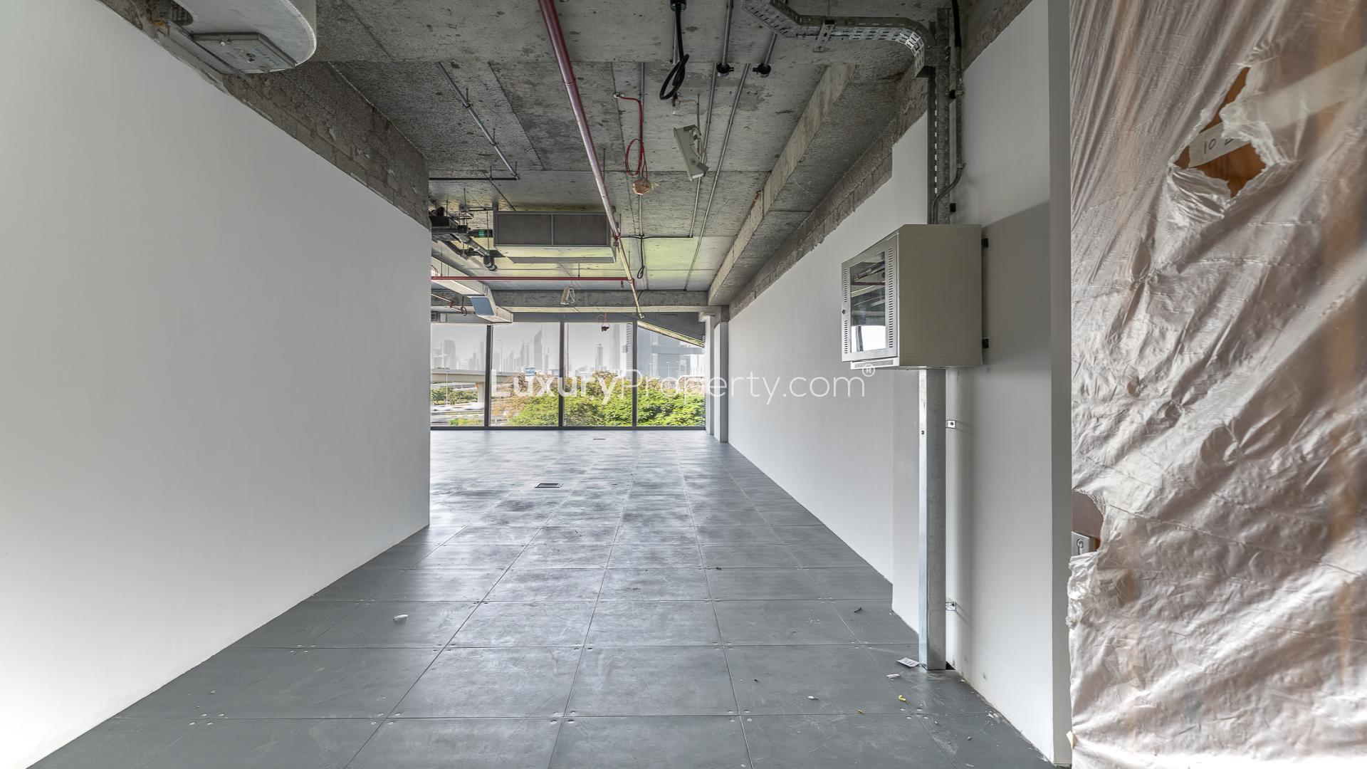 Spacious commercial space for rent in Oud Metha, Bur Dubai with city view