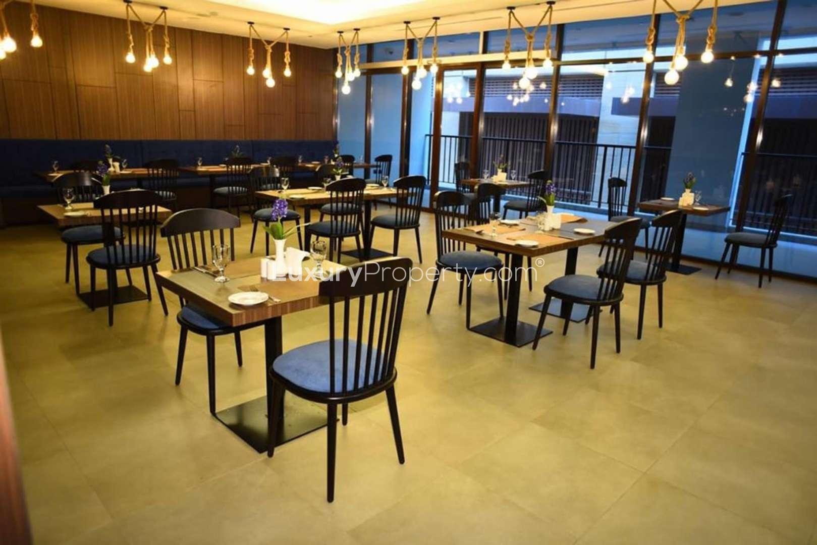 Modern dining area in a brand new 3-star hotel, ideal for investment opportunity