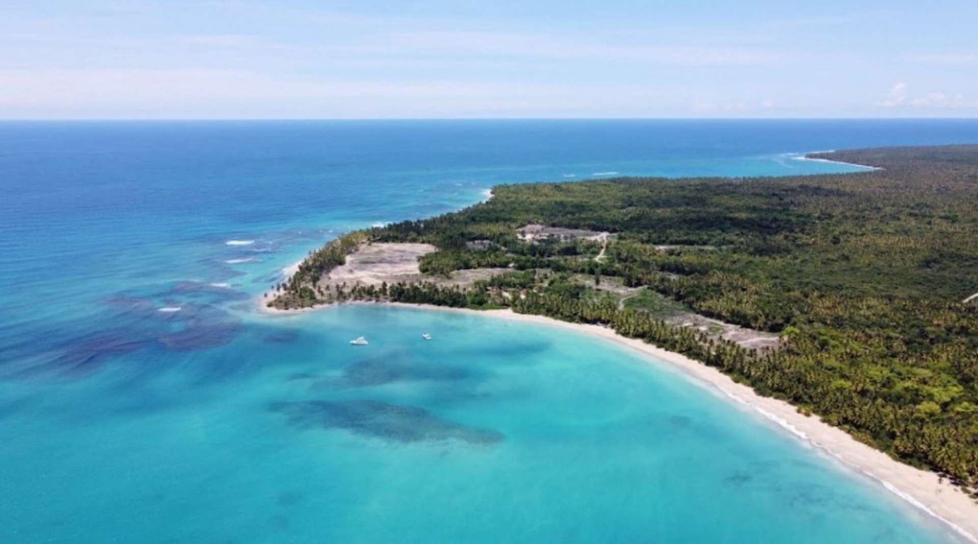 Caribbean beachfront land for sale in Playa Costa Esmeralda, Miches - build your resort