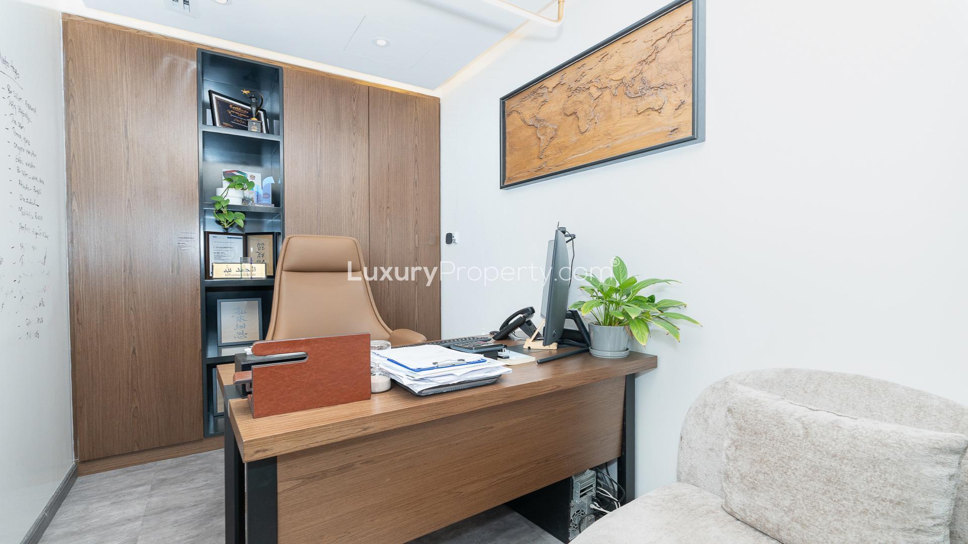 Luxurious office space in Al Manara Tower, Business Bay with skyline and canal views