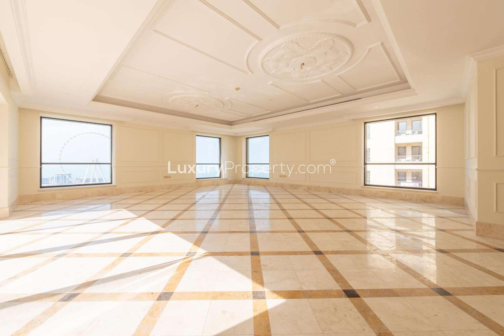Hallway view of Four Bedroom Beachfront Penthouse in Bahar, Jumeirah Beach Residence
