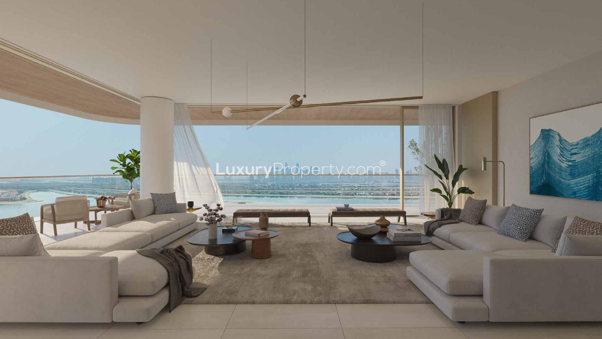 Branded penthouse view, Tower 4 The Reserve Collection, Serenia Living, Palm Jumeirah skyline