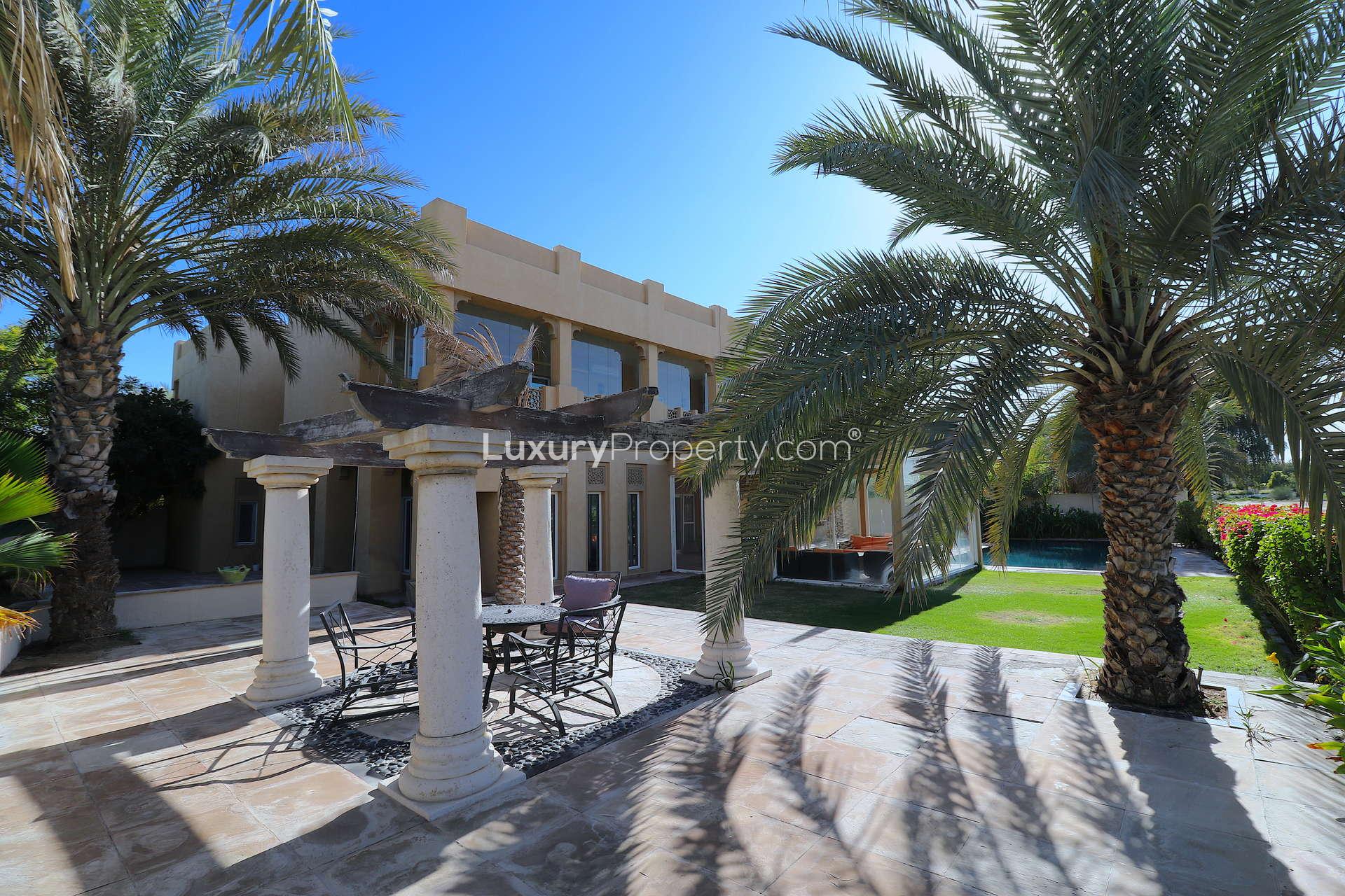 Spacious living area in upgraded 2-bedroom villa, Al Mahra, Arabian Ranches with golf views