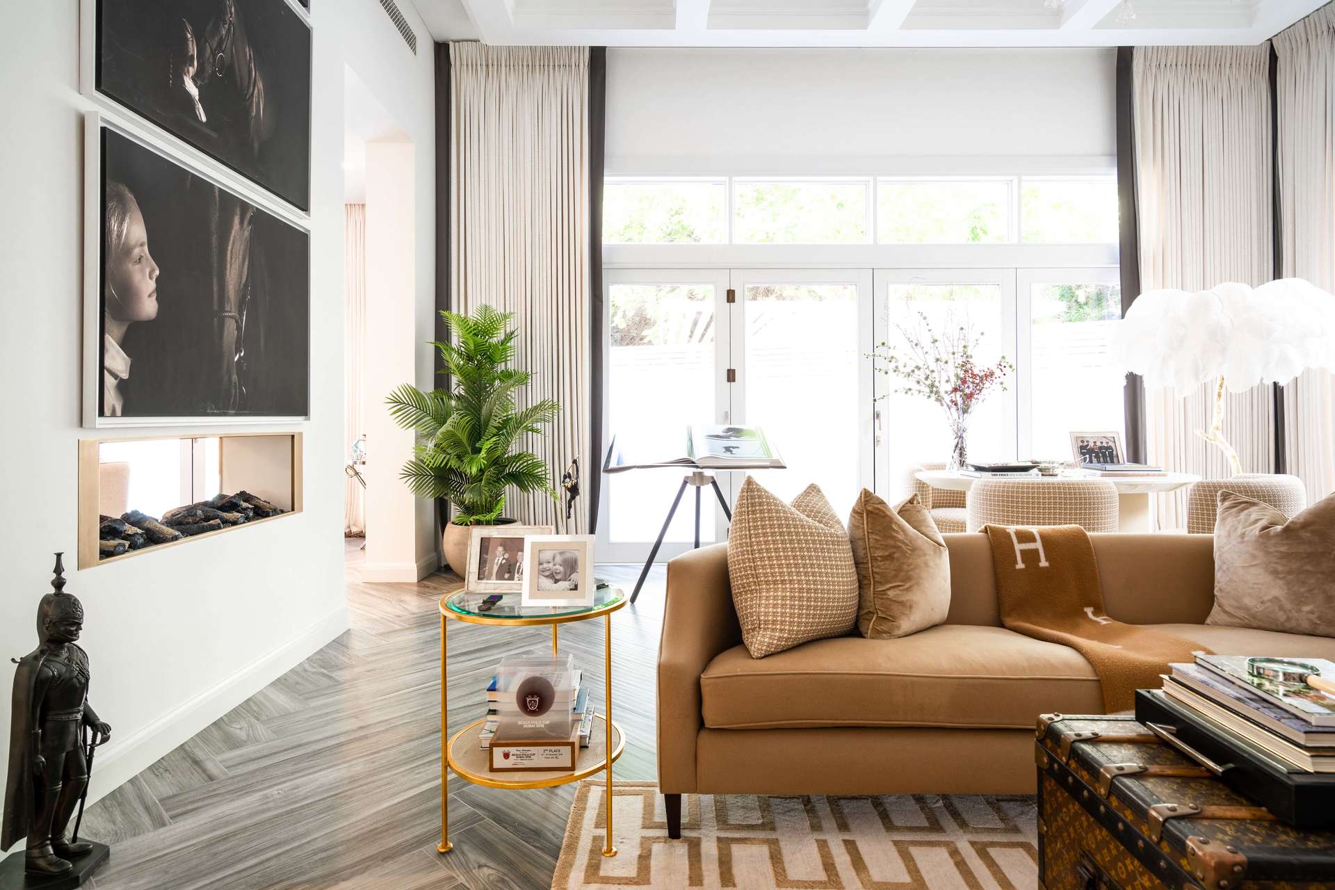 Luxurious living room in fully upgraded 5-bedroom villa, Jasmine Leaf, Al Barari