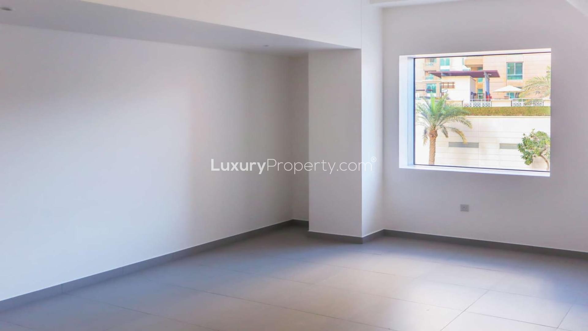 Contemporary studio interior in Ariyana Tower, Dubai Marina, available for rent