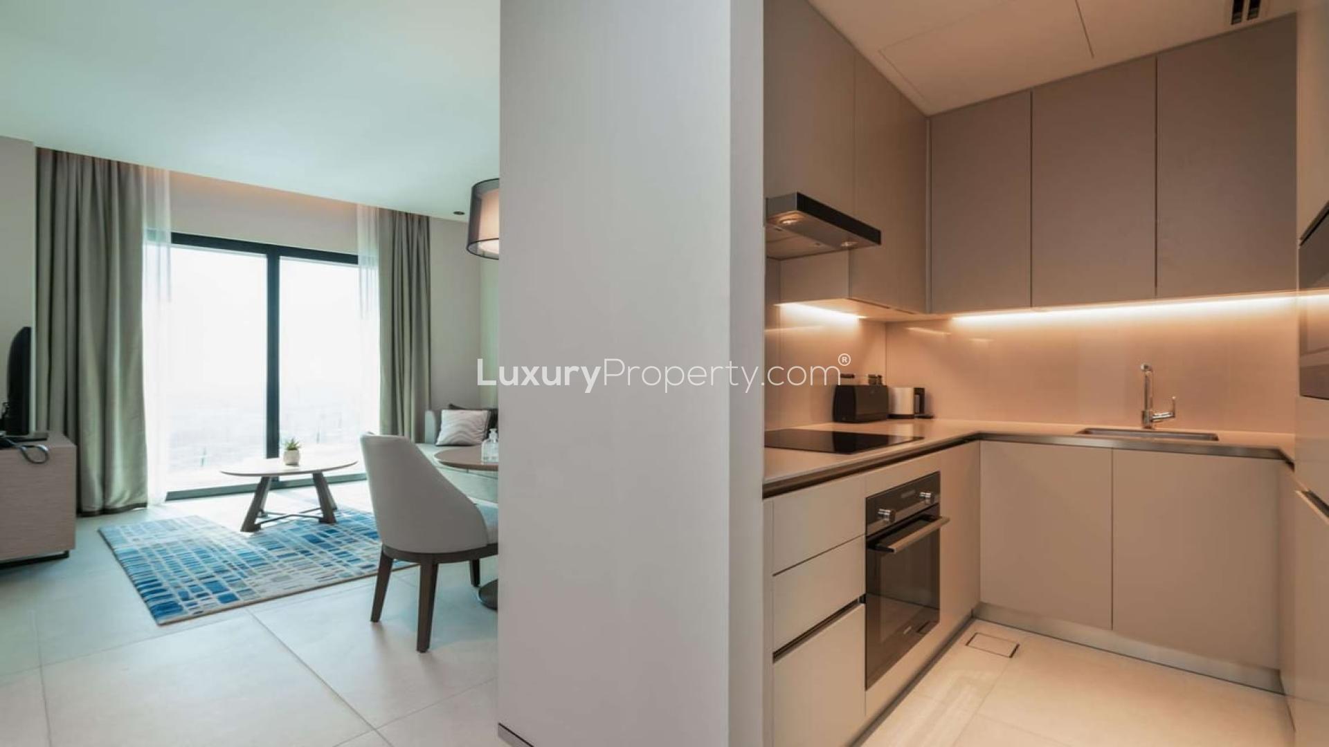 The Address Jumeirah Resort and Spa, JBR skyline view, waterfront location, modern architecture