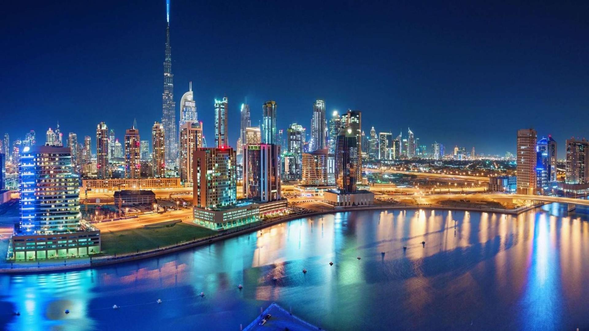 Luxurious lobby of 15 Northside apartment in Business Bay, featuring modern design and decor