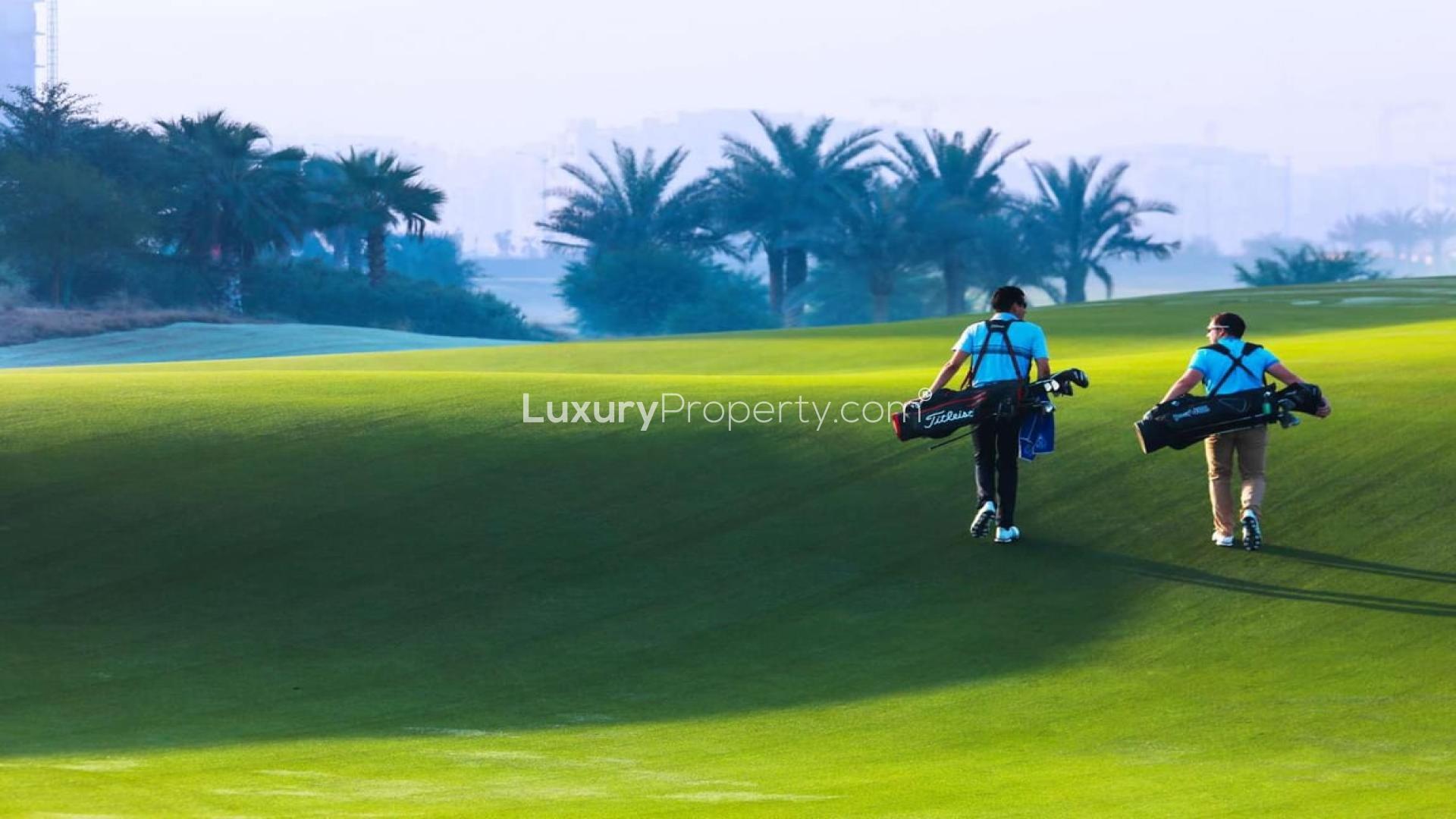 Luxury studio apartment interior with modern decor and large window in Bella Vista