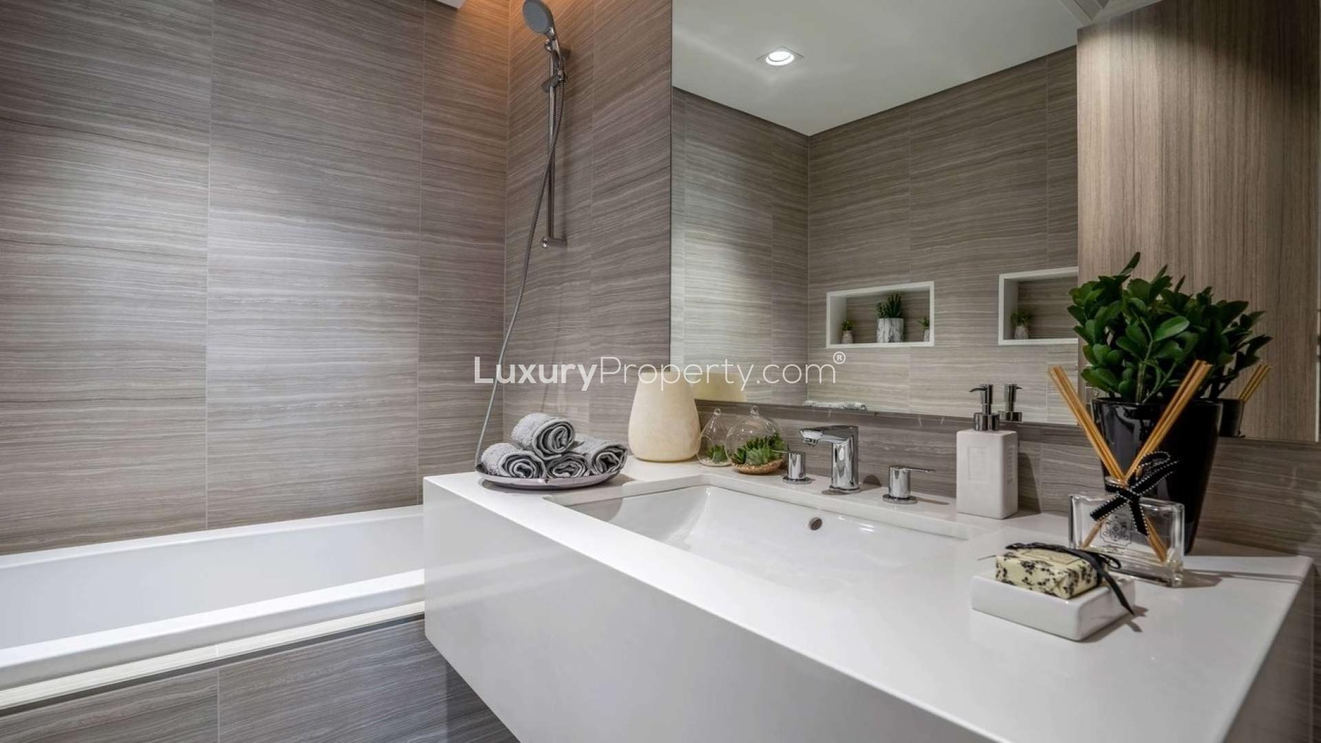 Modern kitchen and living area in Seagull Point, District One apartment for sale