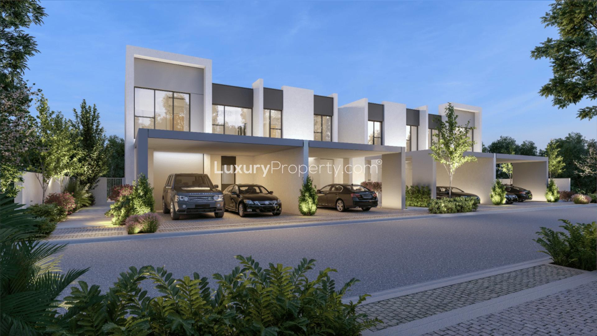 Modern living room in La Rosa Phase V townhouse, Villanova, Dubai Land