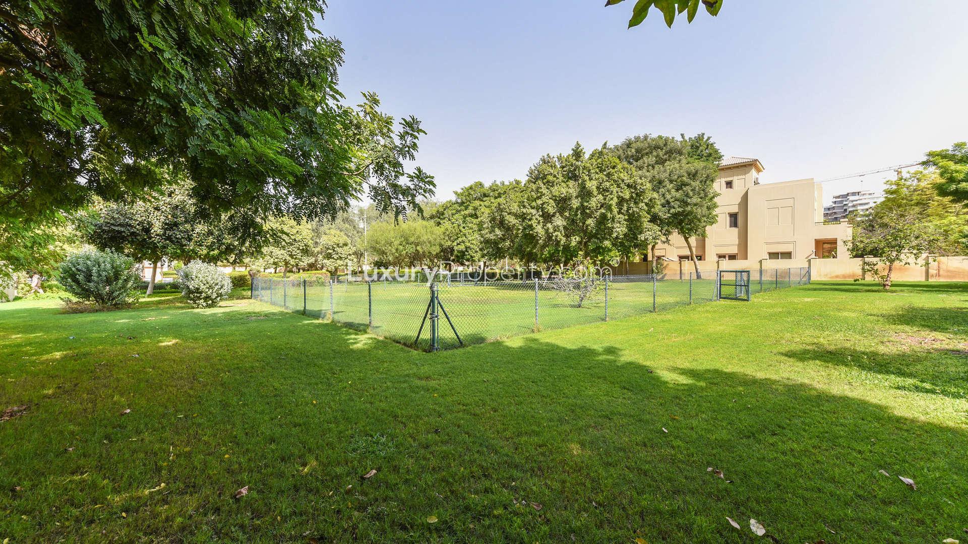 Custom villa plot with lush greenery in Jasmine Leaf, Al Barari, Dubai