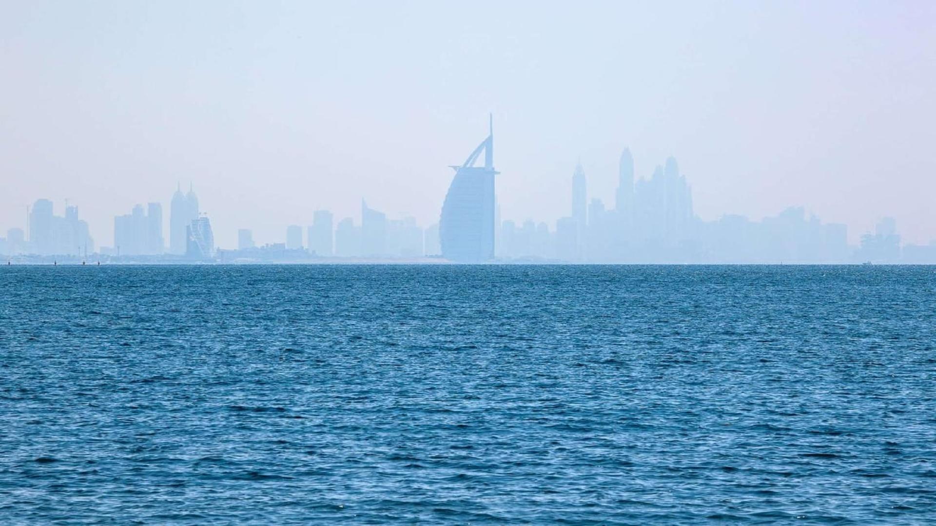 Luxury waterfront plot with skyline view on Jumeirah Bay Island, Dubai