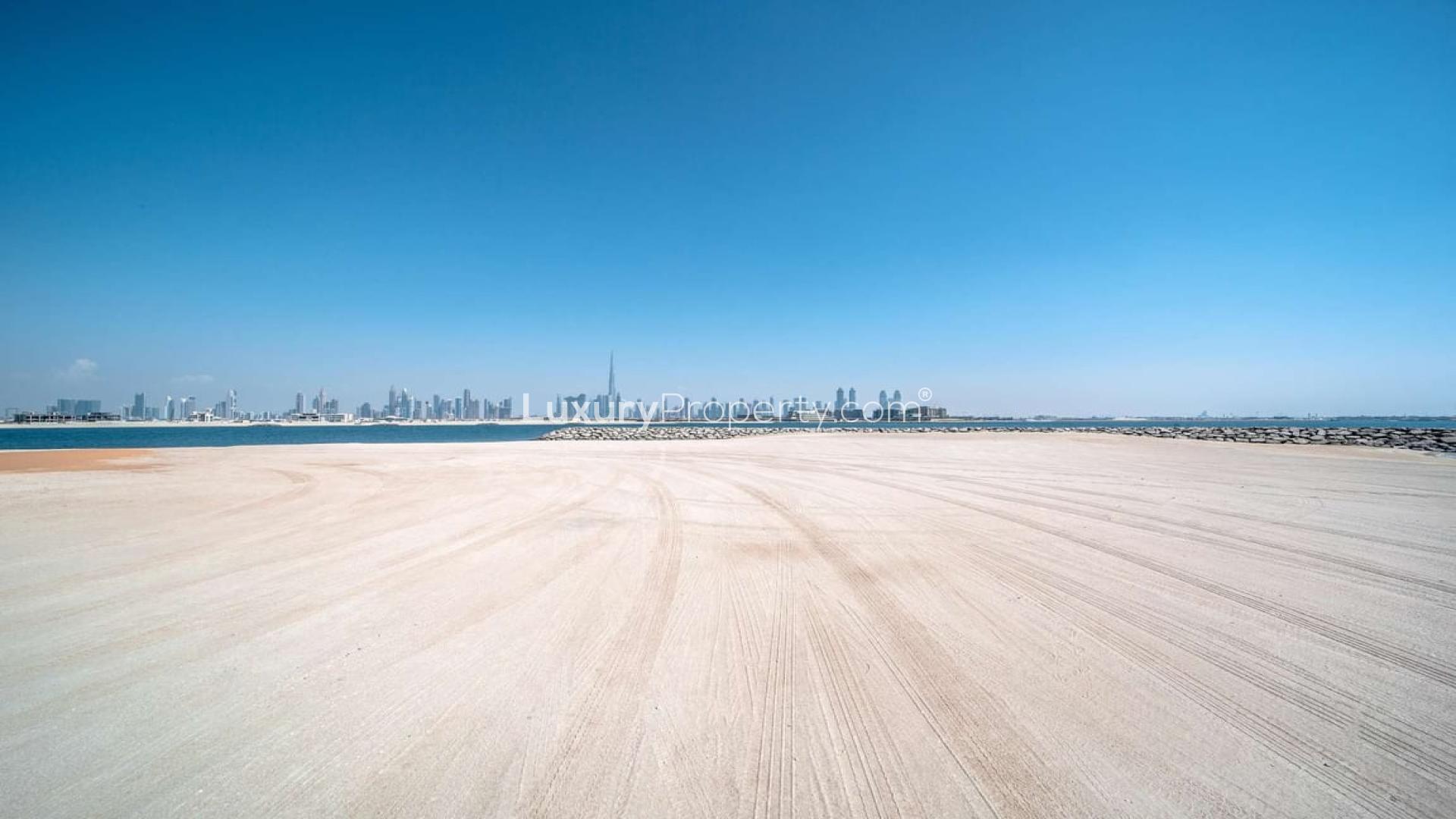 Double plot for sale on Jumeirah Bay Island with stunning city skyline view