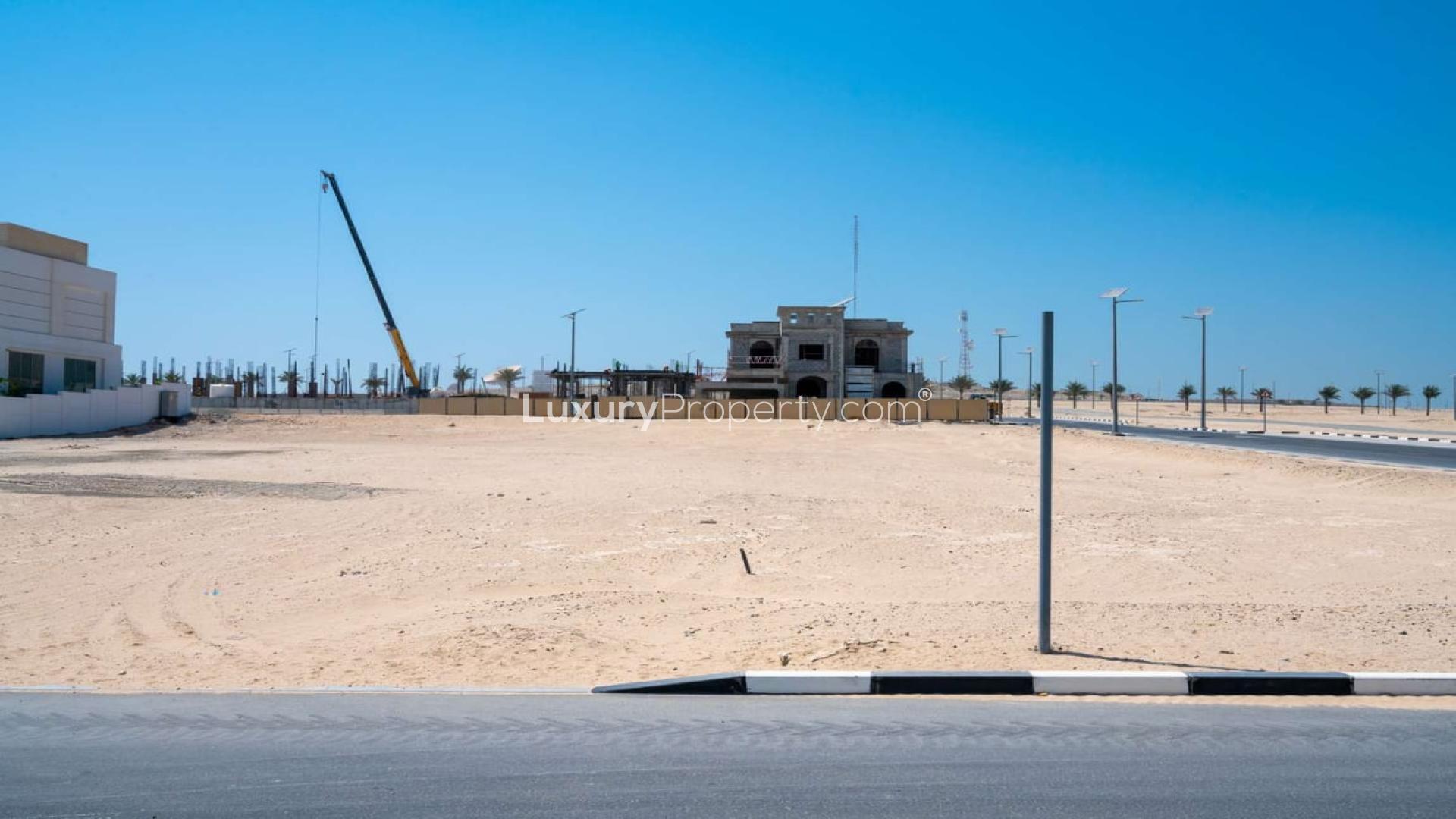 Freehold corner plot for sale in Al Furjan, Dubai, West Village residential area