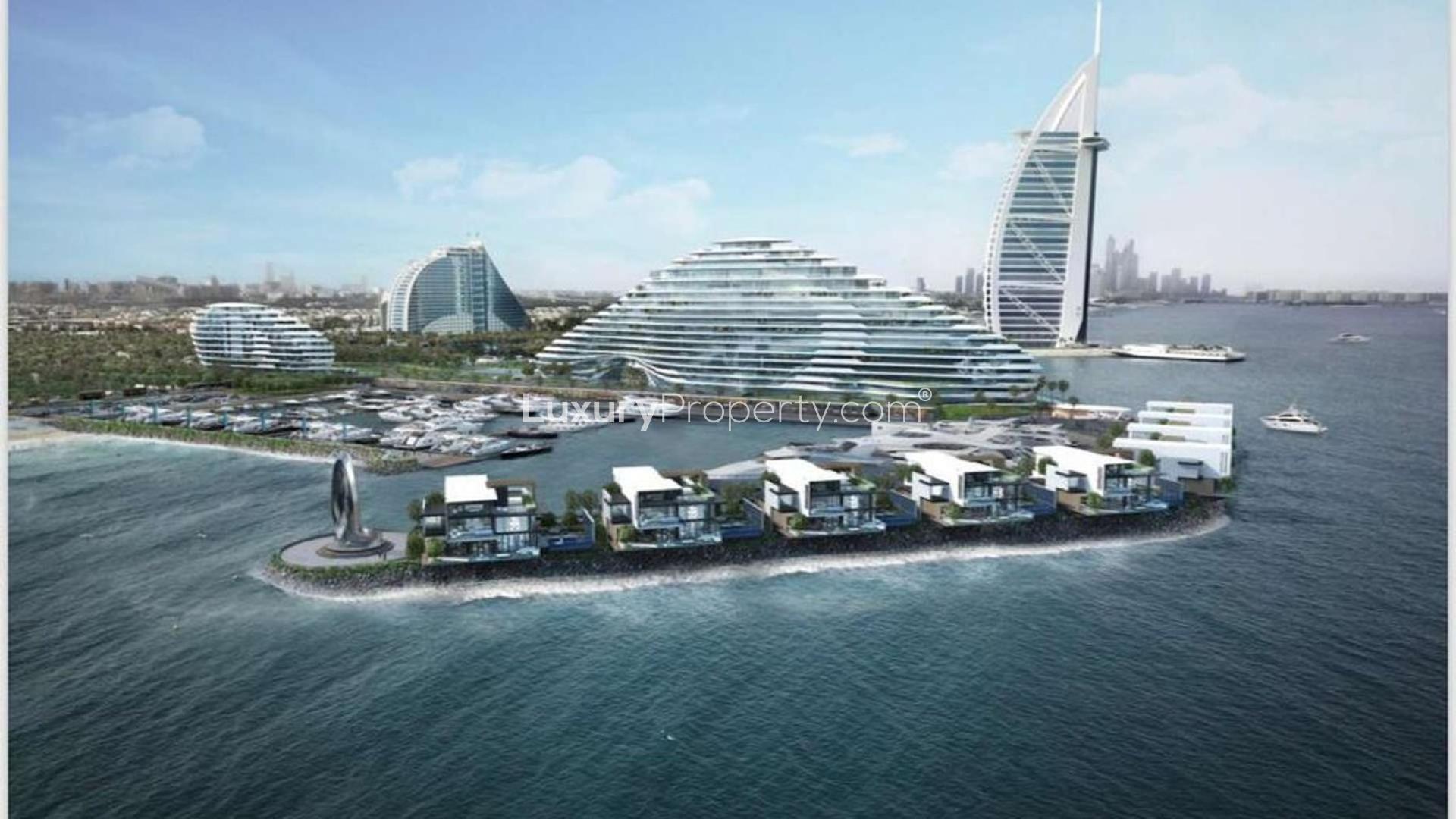 Luxury waterfront villas near Burj Al Arab, exclusive residential property for sale
