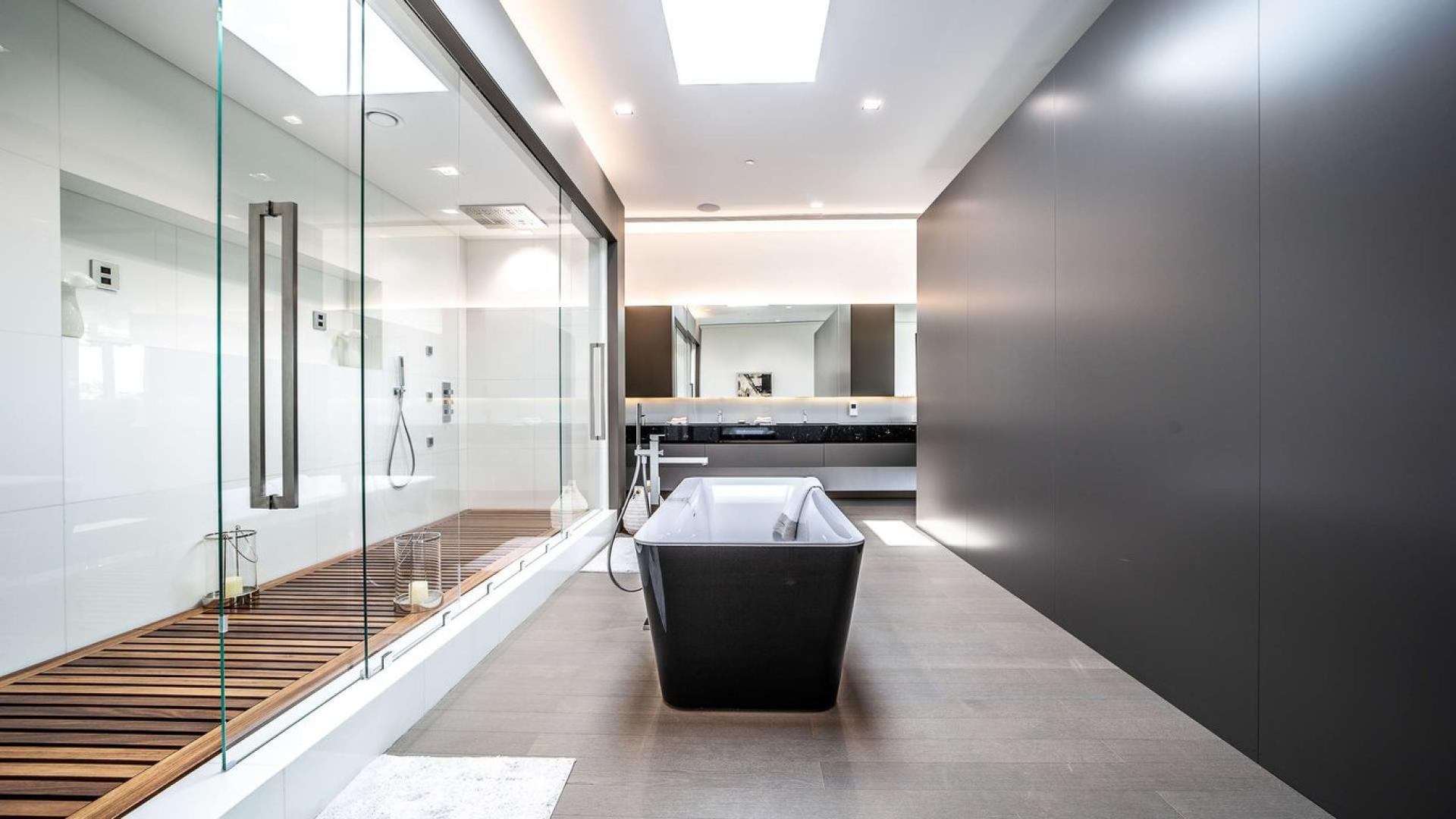 Luxurious home theater in eight-bedroom villa, District One, MBR City, for sale