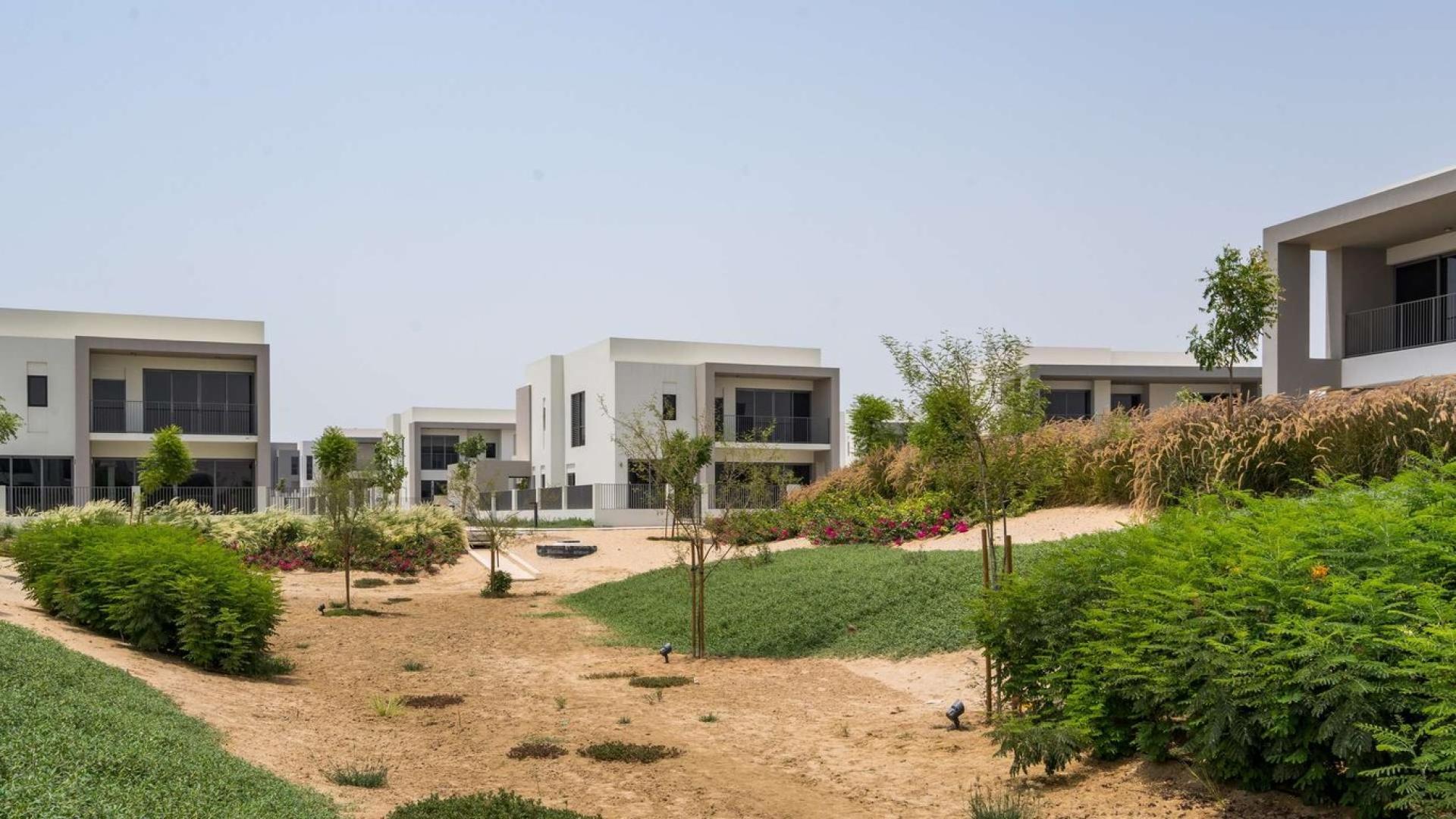 Luxury villas with pool view at Sidra, Dubai Hills Estate, modern family living