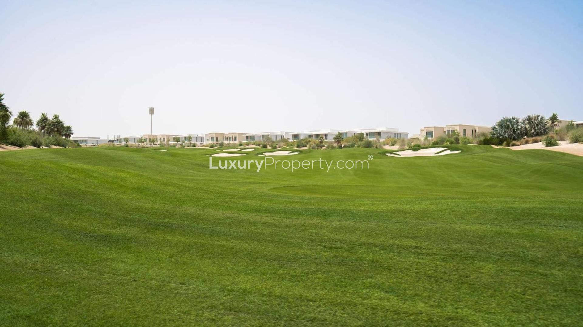 Elie Saab designed villas with lush green golf course view, available for sale