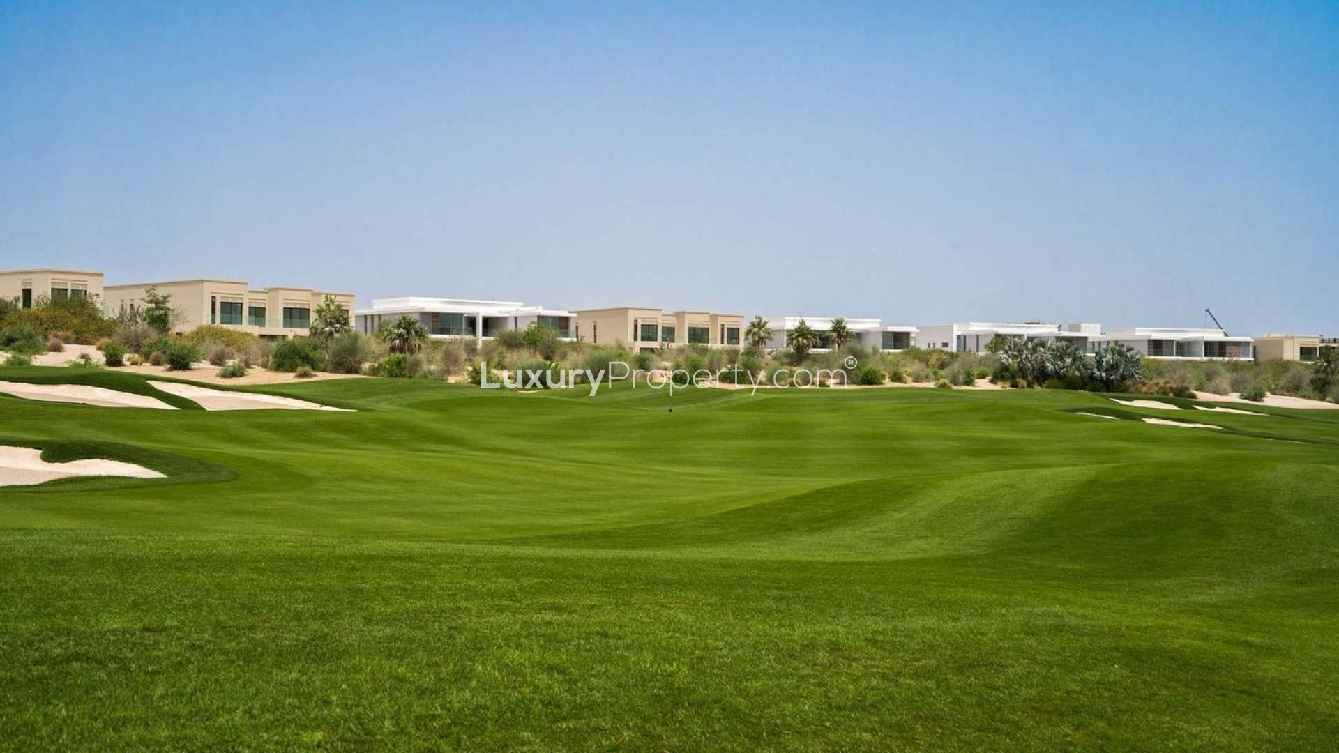Elie Saab designed villas overlooking lush green golf course, available for sale