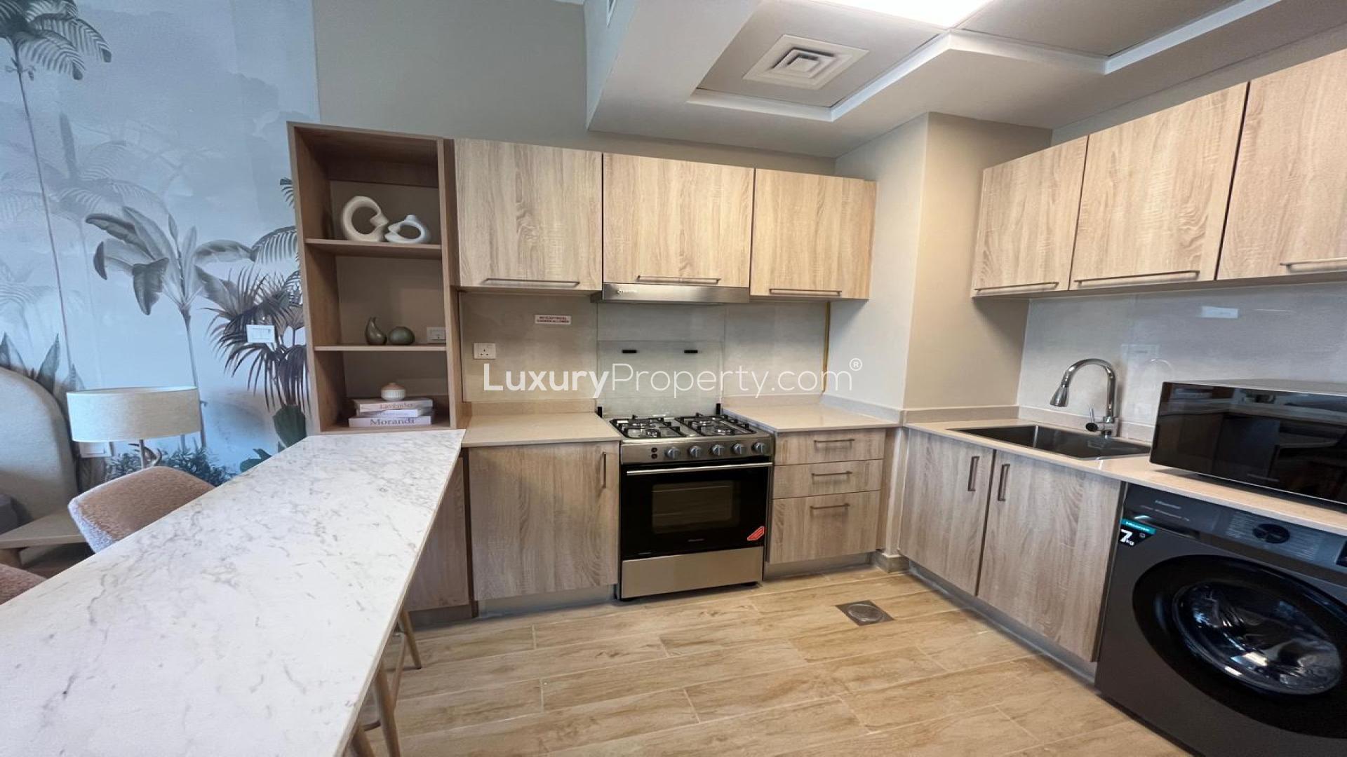 Fully upgraded studio apartment in AG Tower, Business Bay with modern decor and city views