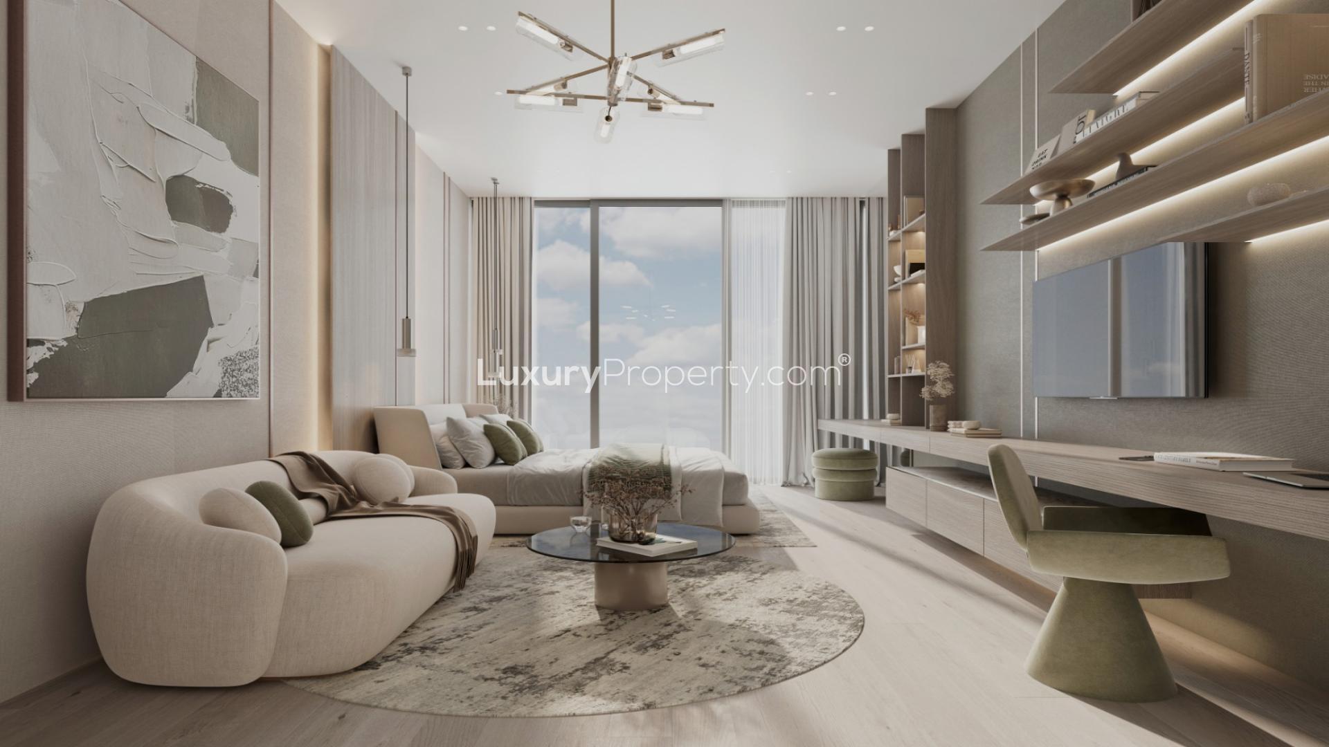 Studio apartment at Cove Grand in Dubai Land Residence Complex