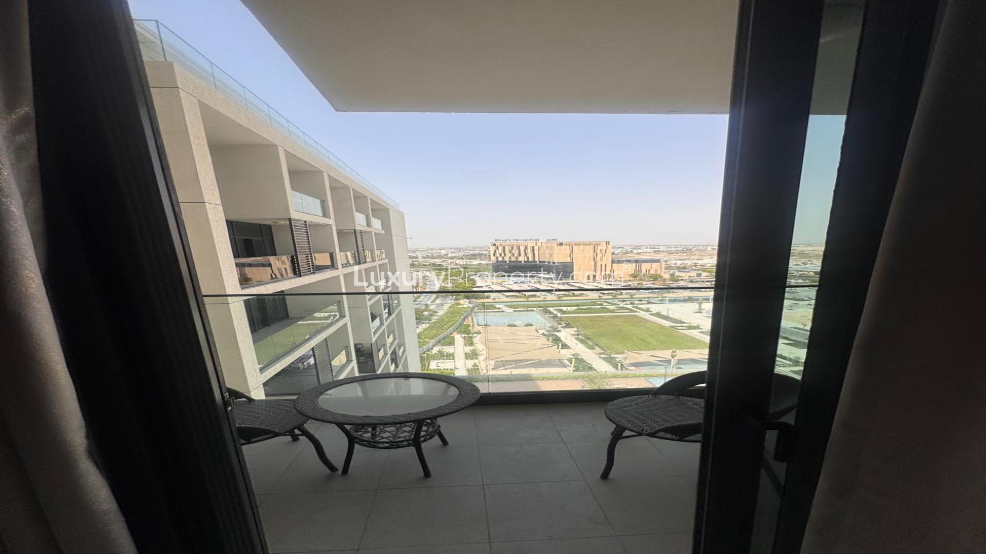 Modern bathroom in Prive Residence, Dubai Hills Estate apartment for sale. Ref No: LP45709