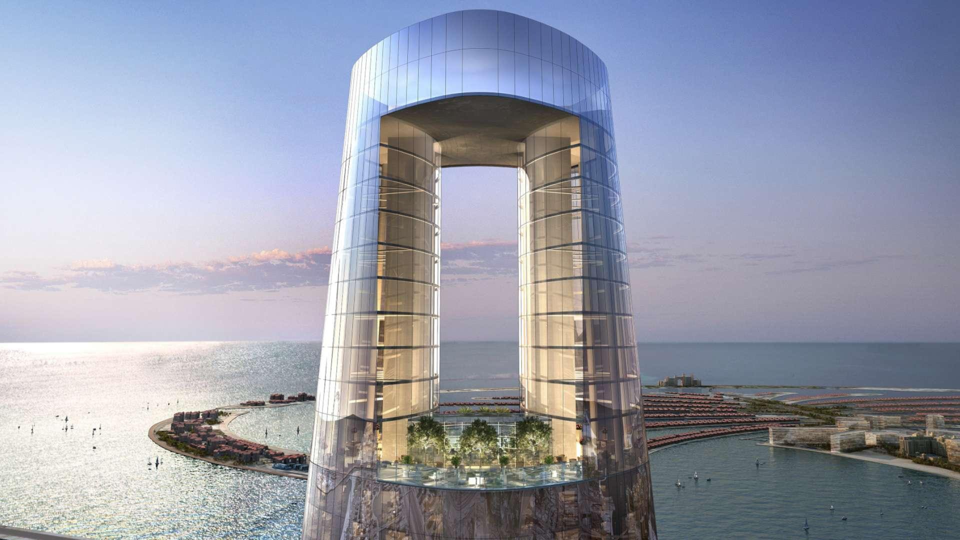 Upper-level apartment with infinity pool, Gulf and Palm views, Dubai Marina, Ciel Tower