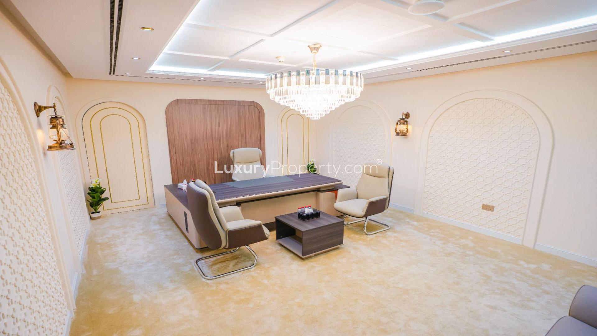 Modern office space in Opal Tower, Business Bay, with panoramic city view for sale