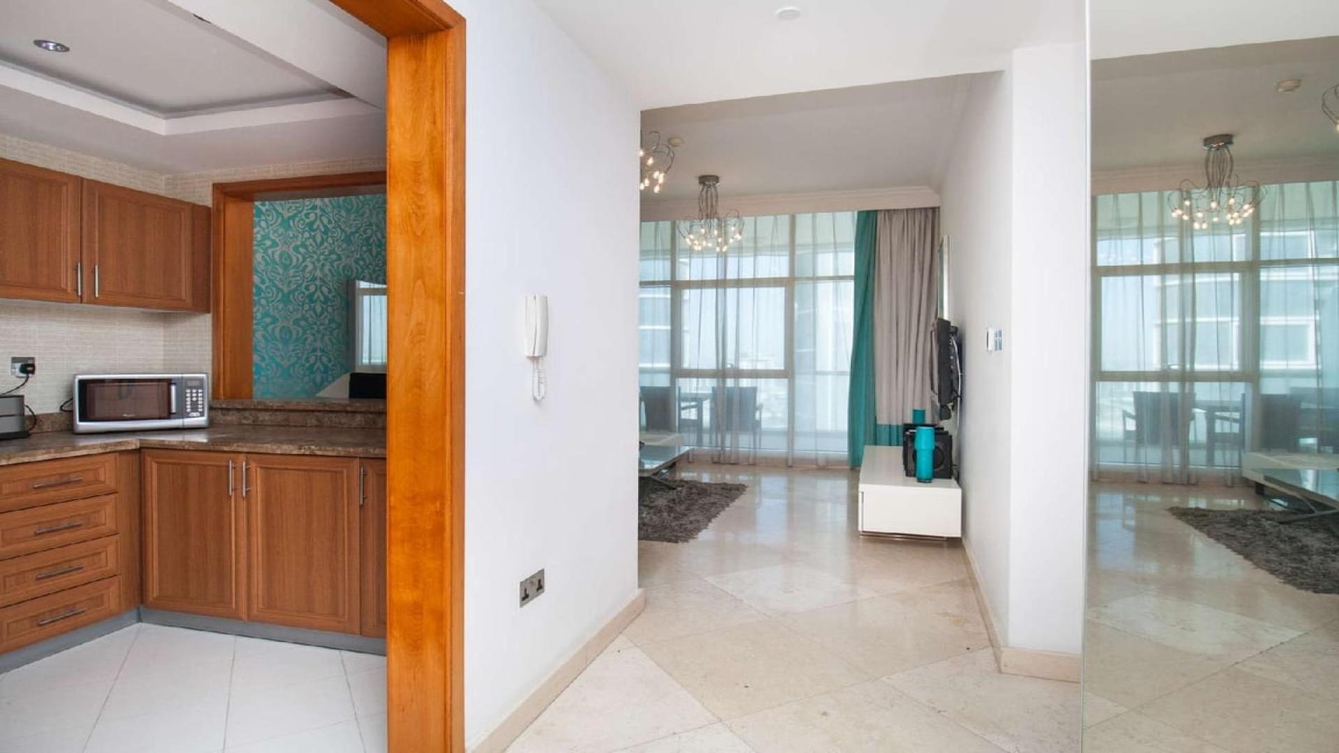 Modern high-rise view from 1-bedroom apartment in Dorra Bay, Dubai Marina, for rent