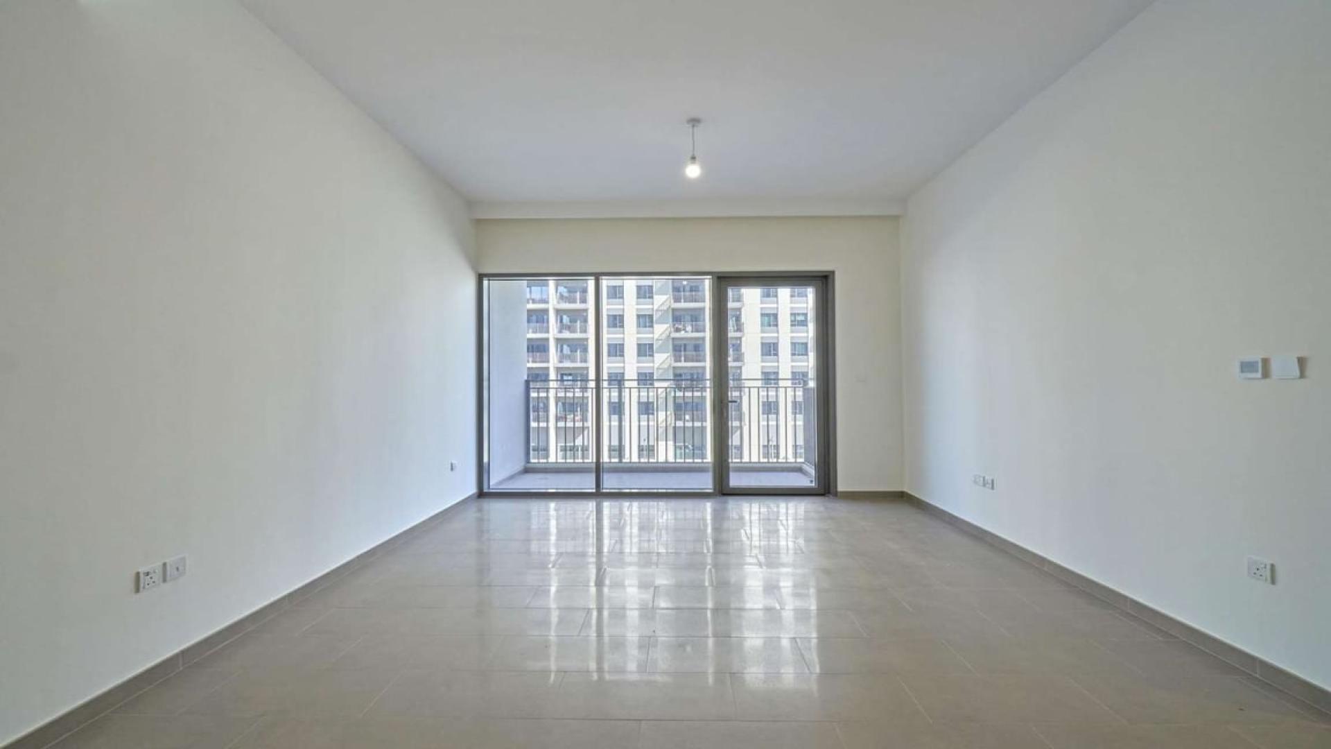Modern kitchen in 1-bedroom apartment, Park Heights I, Dubai Hills Estate, available for rent