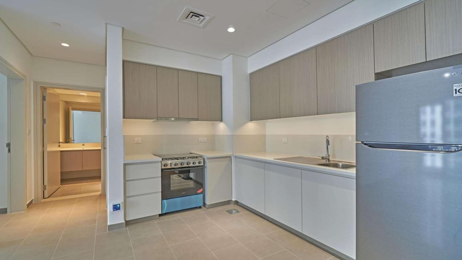 Modern apartment complex with pool in Park Heights, Dubai Hills Estate