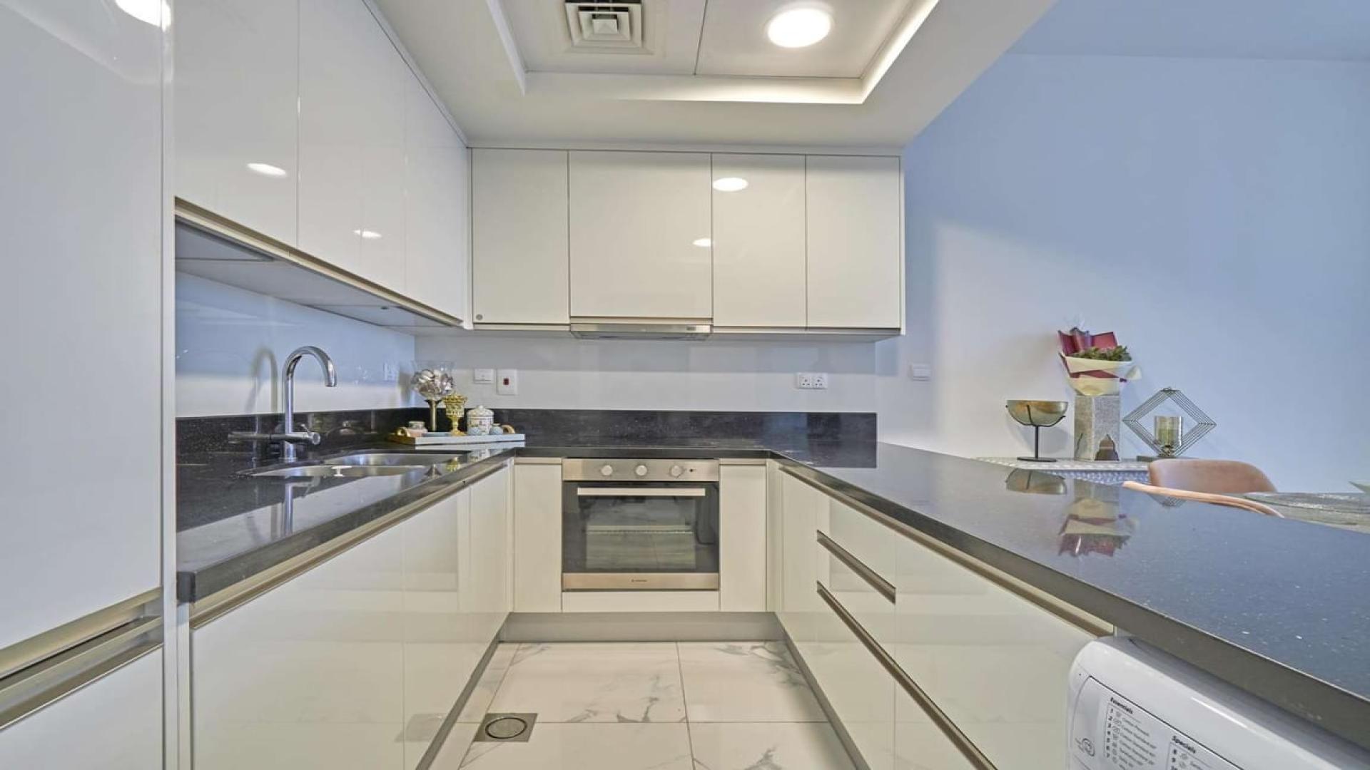 Luxurious living room in one-bedroom apartment, Noora Tower, Al Habtoor City, Business Bay