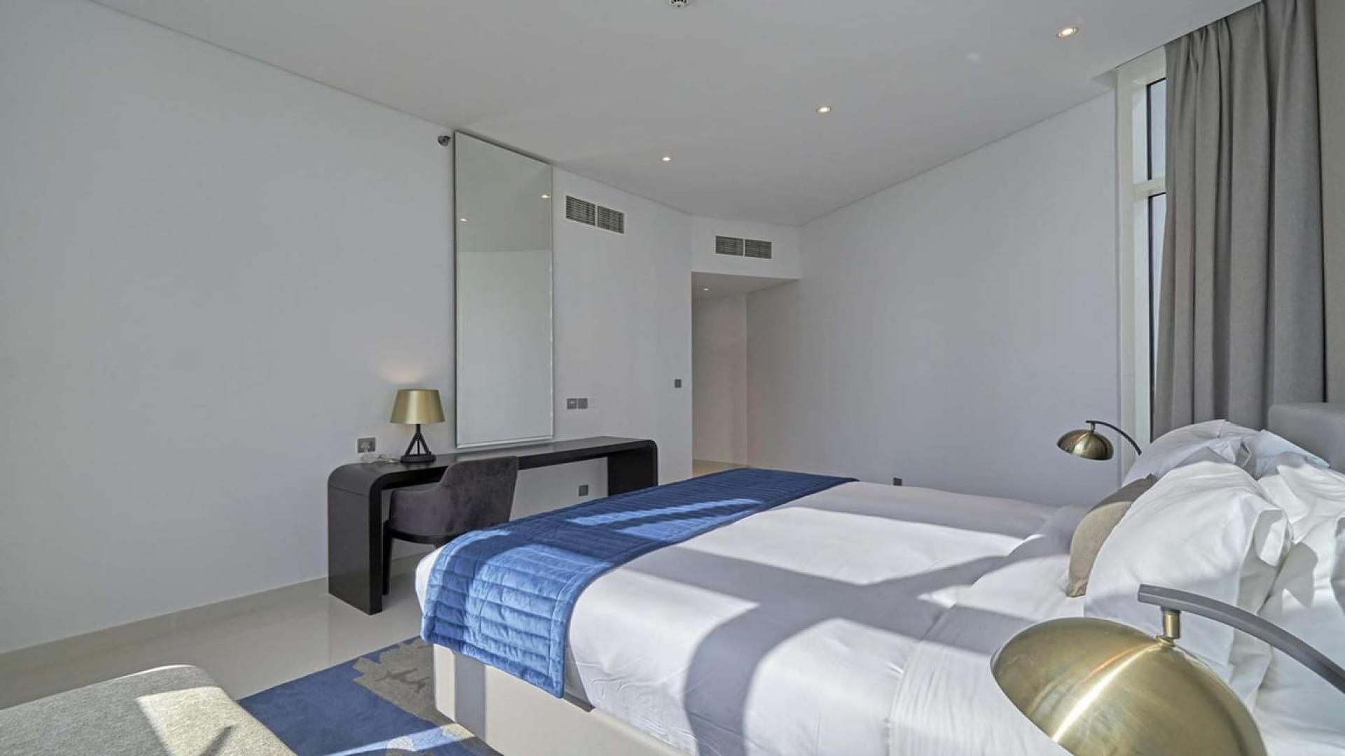 Waterfront view from 1-bedroom apartment balcony in Damac Maison Prive, Business Bay