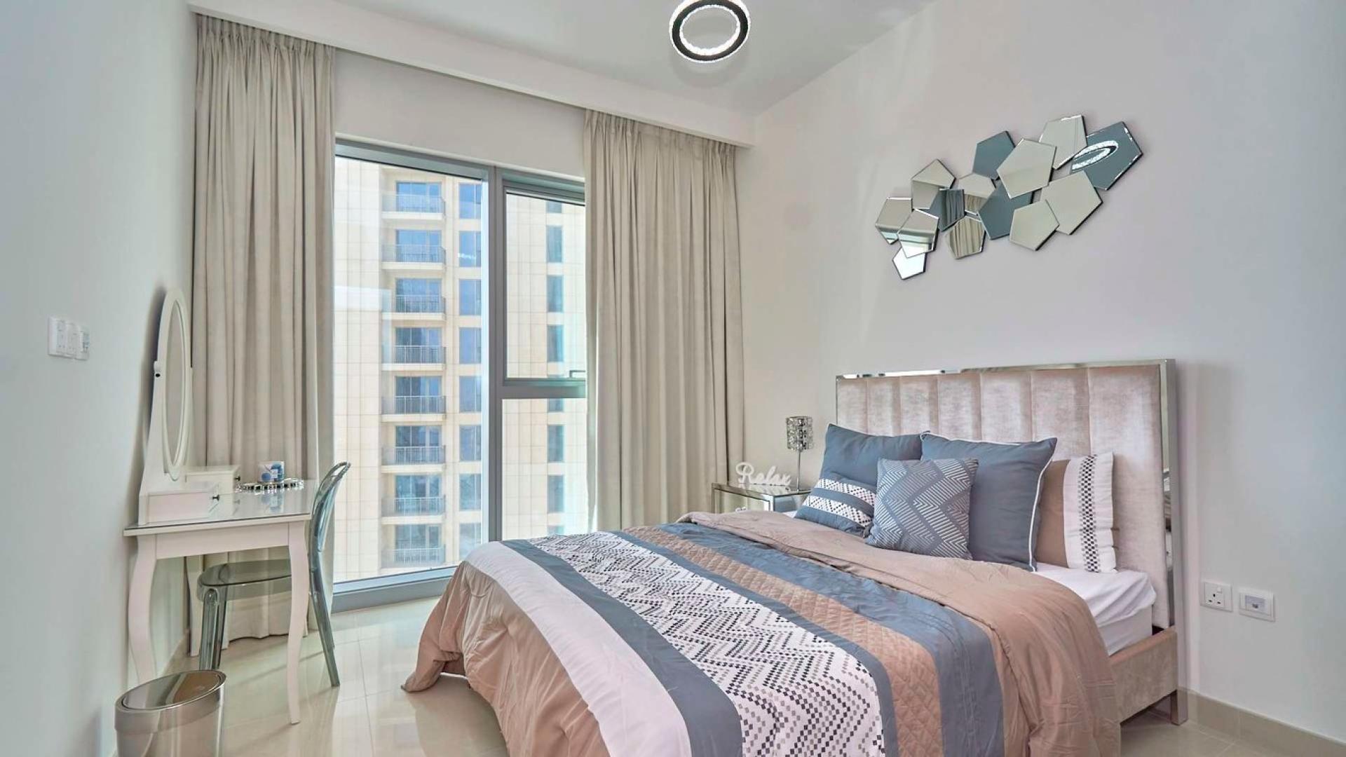 Stunning furnished living room in one-bedroom apartment, Dubai Creek Harbour, Harbour Views 2