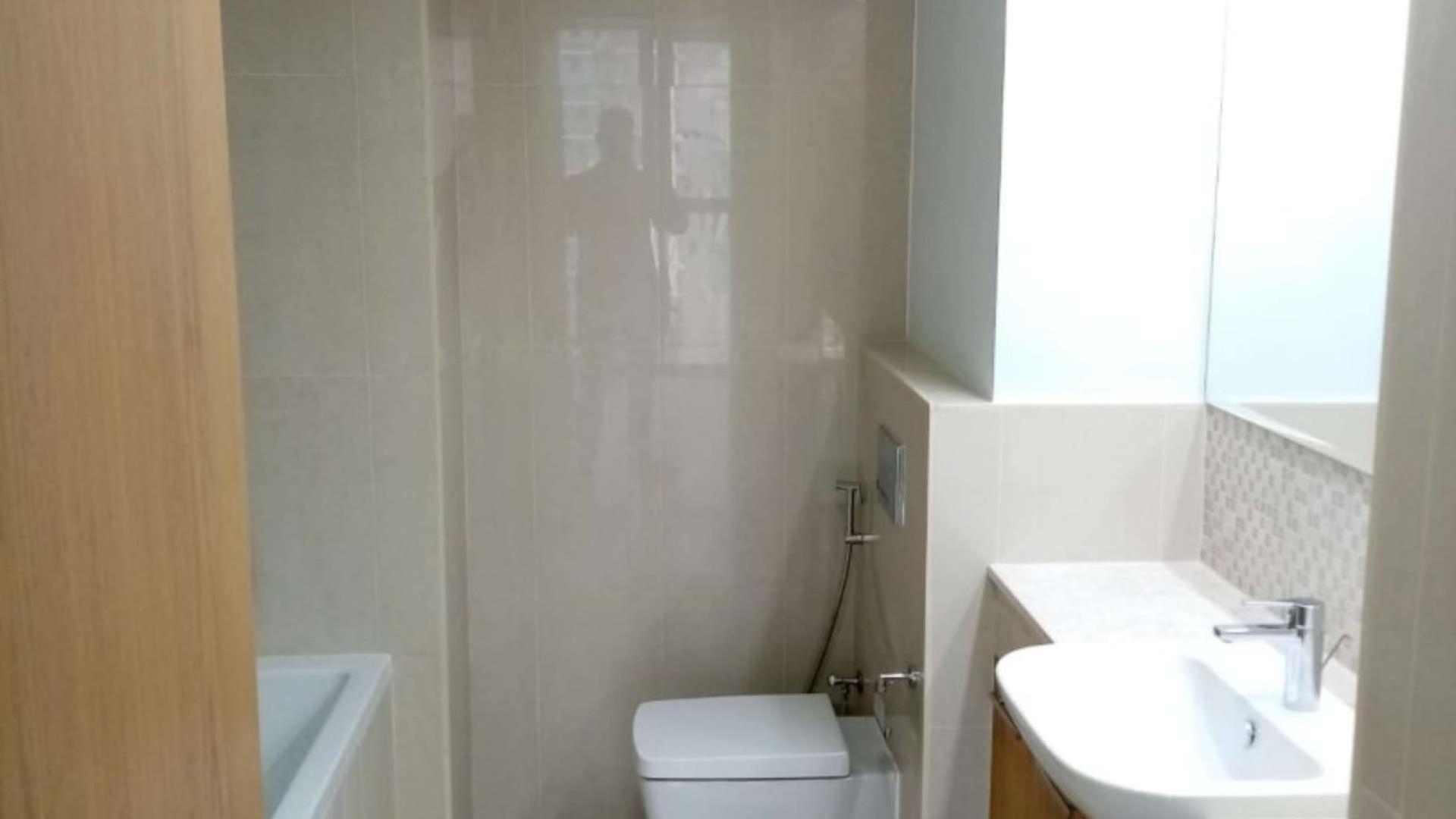 View of Downtown Dubai skyline from Bellevue Towers apartment balcony