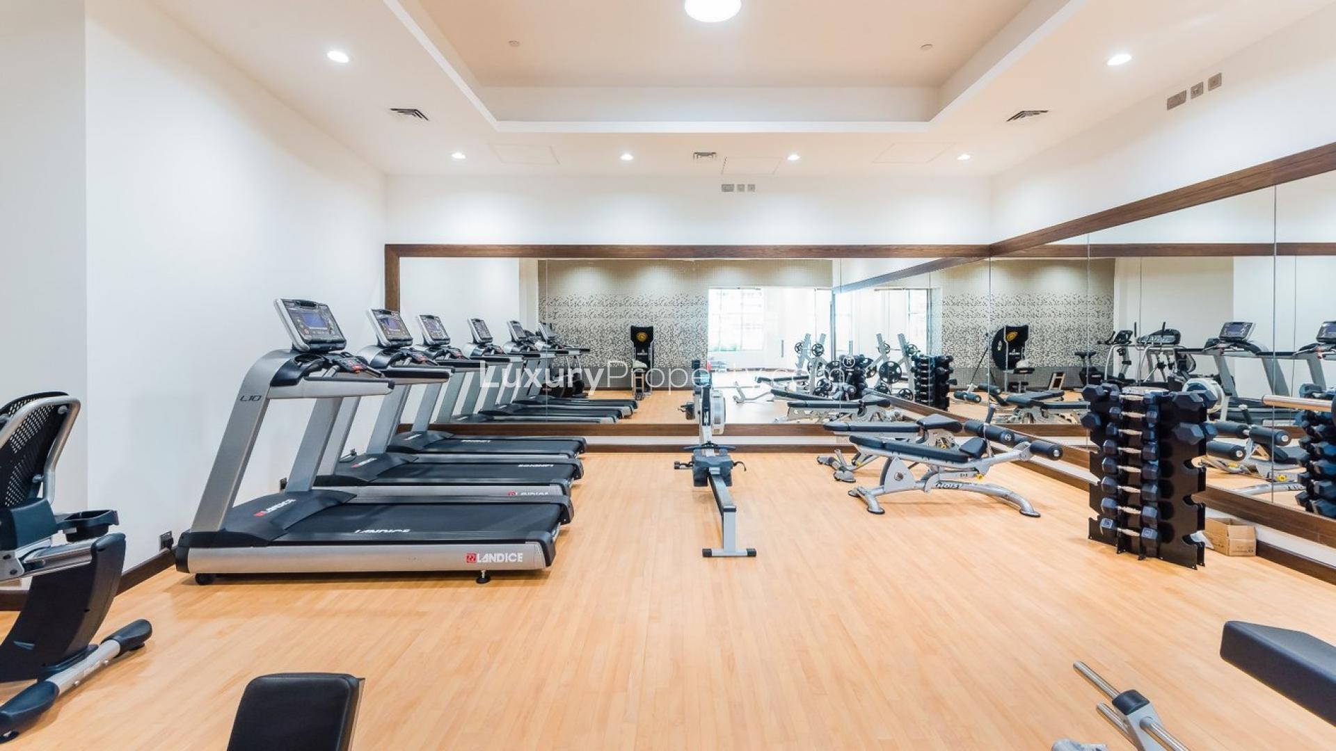 Balcony view of Dubai Marina from JAM Marina Residence apartment for rent